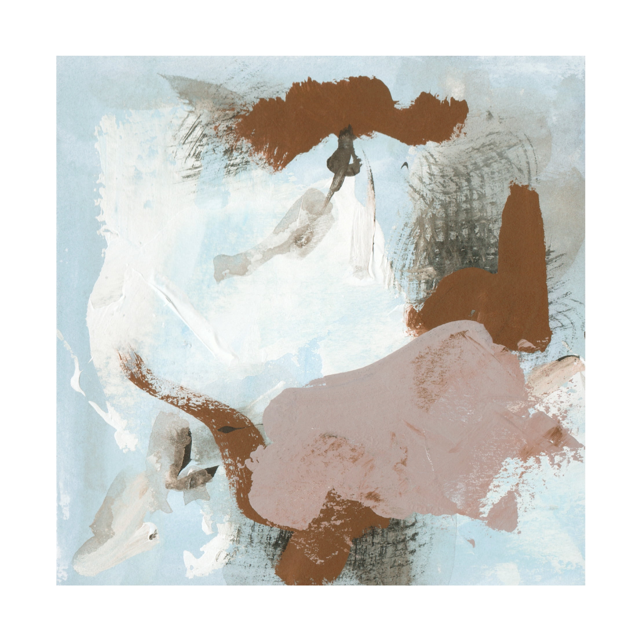 Canvas Wall Art - Melissa Wang 'Free as Air V' Wall Art for Living Room, Bedroom, or Office Décor by Trademark Fine Art - 35 x 35 Inches