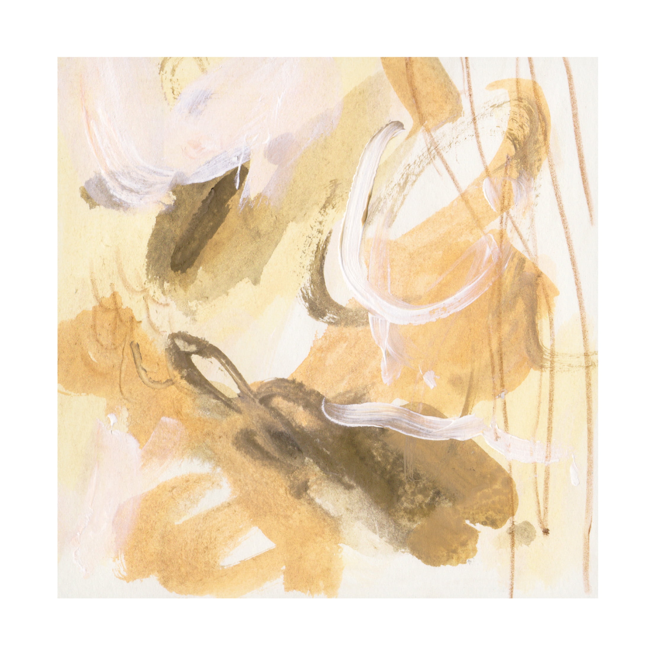 Canvas Wall Art - Melissa Wang 'Lost in Autumn V' Wall Art for Living Room, Bedroom, or Office Décor by Trademark Fine Art - 35 x 35 Inches