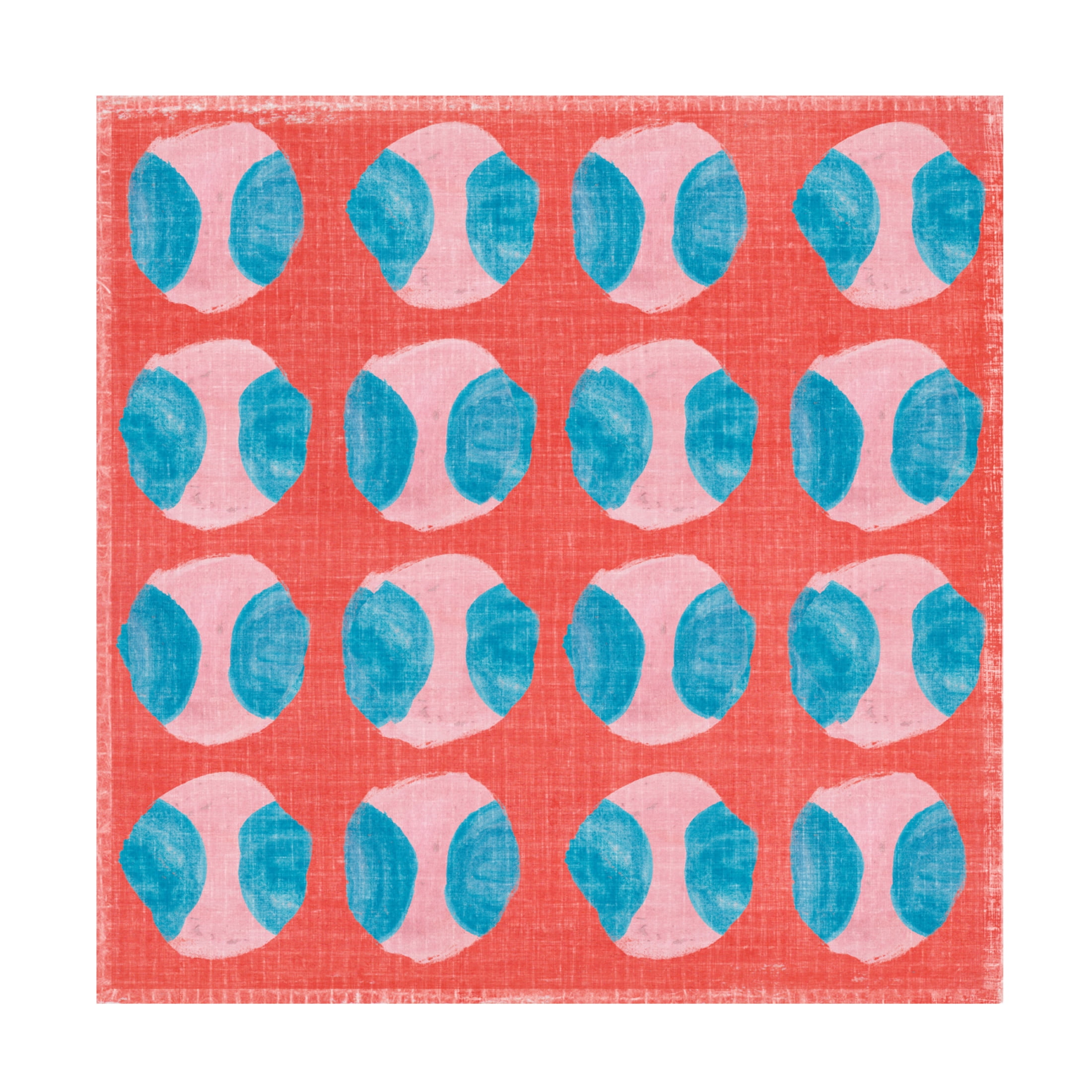 Canvas Wall Art - Melissa Wang 'Square and Circles II' Wall Art for Living Room, Bedroom, or Office Décor by Trademark Fine Art - 14 x 14 Inches