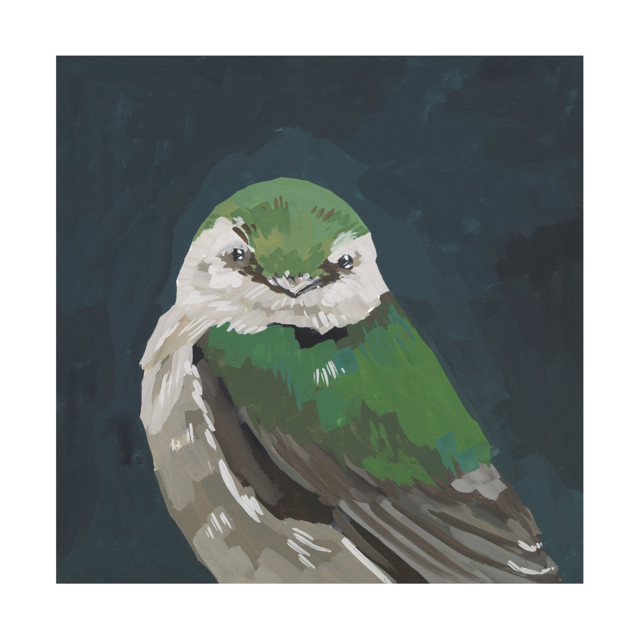 Canvas Wall Art - Melissa Wang 'Vivid Bird III' Wall Art for Living Room, Bedroom, or Office Décor by Trademark Fine Art - 14 x 14 Inches