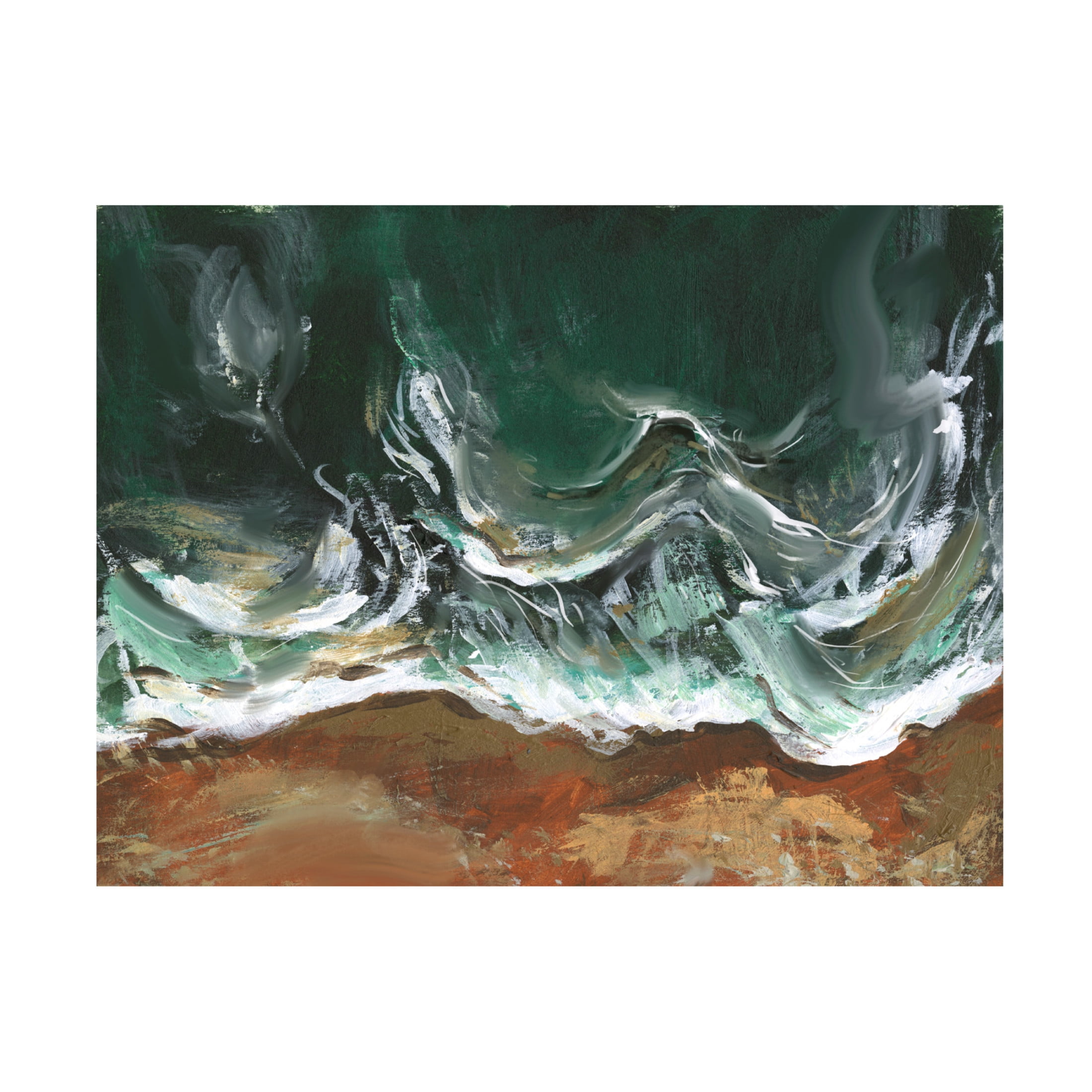 Canvas Wall Art - Melissa Wang 'Wind Melody II' Wall Art for Living Room, Bedroom, or Office Décor by Trademark Fine Art - 19 x 14 Inches