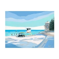 Canvas Wall Art - Meredith Howse 'Cottesloe Beach' Wall Art for Living Room, Bedroom, or Office Décor by Trademark Fine Art - 19 x 14 Inches