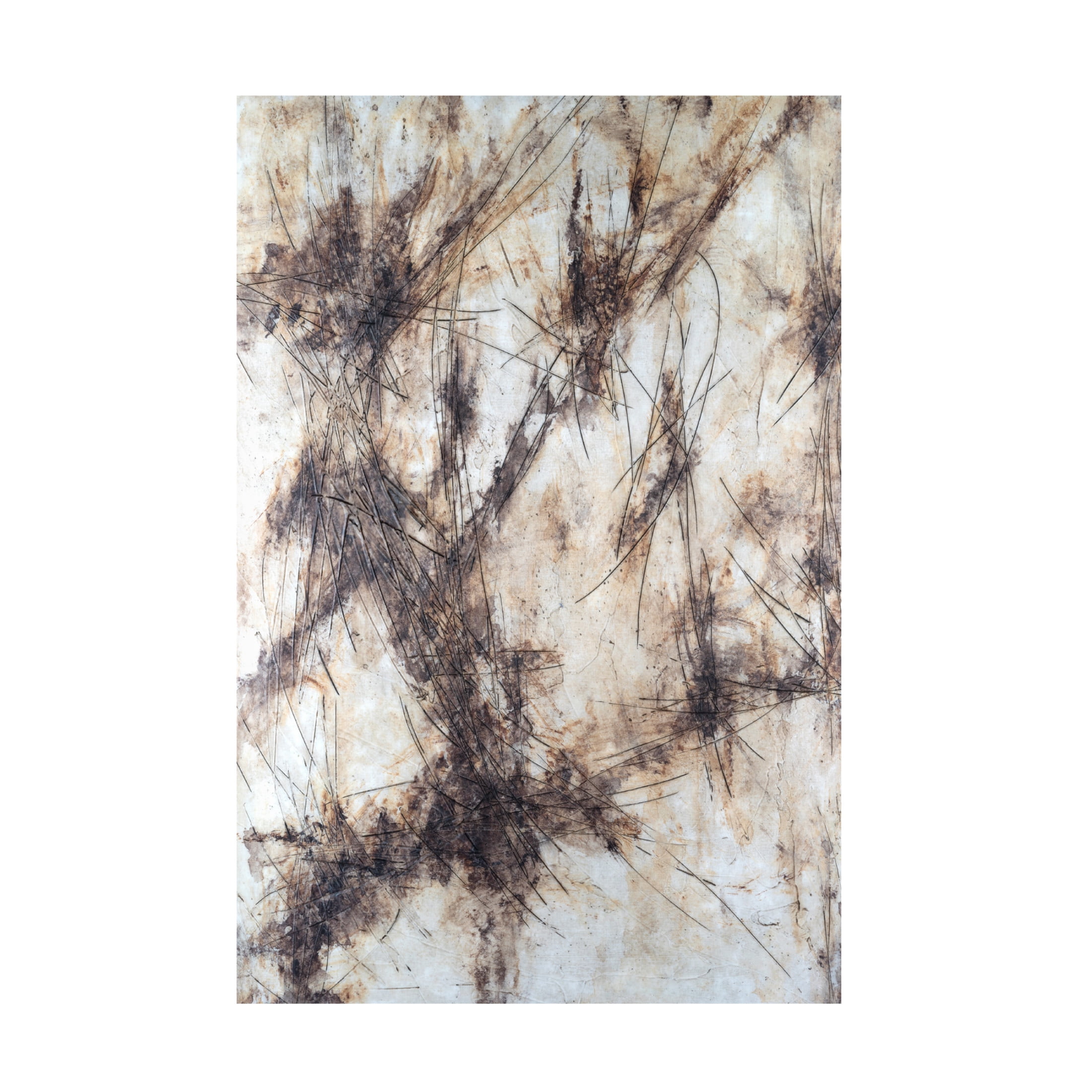 Canvas Wall Art - Michael Willett 'Etched stone I' Wall Art for Living Room, Bedroom, or Office Décor by Trademark Fine Art - 30 x 47 Inches