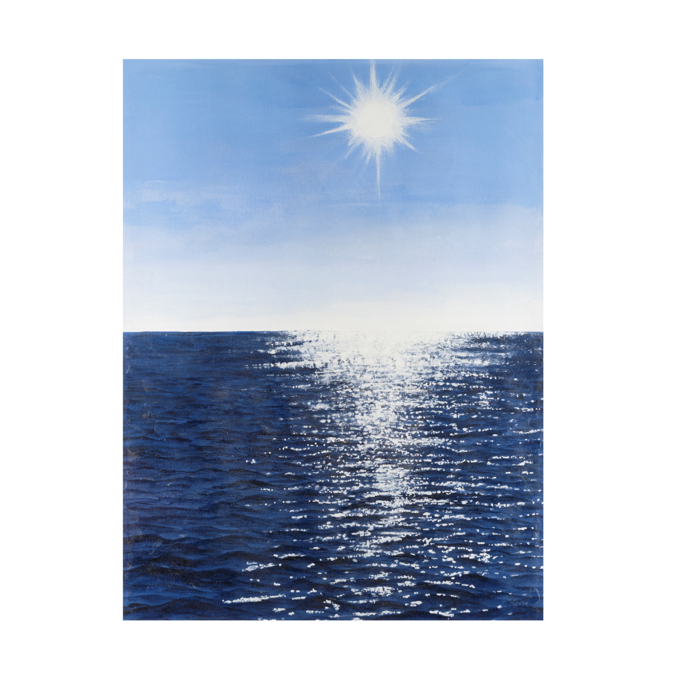 Canvas Wall Art - Michael Willett 'Solar Glitter II' Wall Art for Living Room, Bedroom, or Office Décor by Trademark Fine Art - 35 x 47 Inches