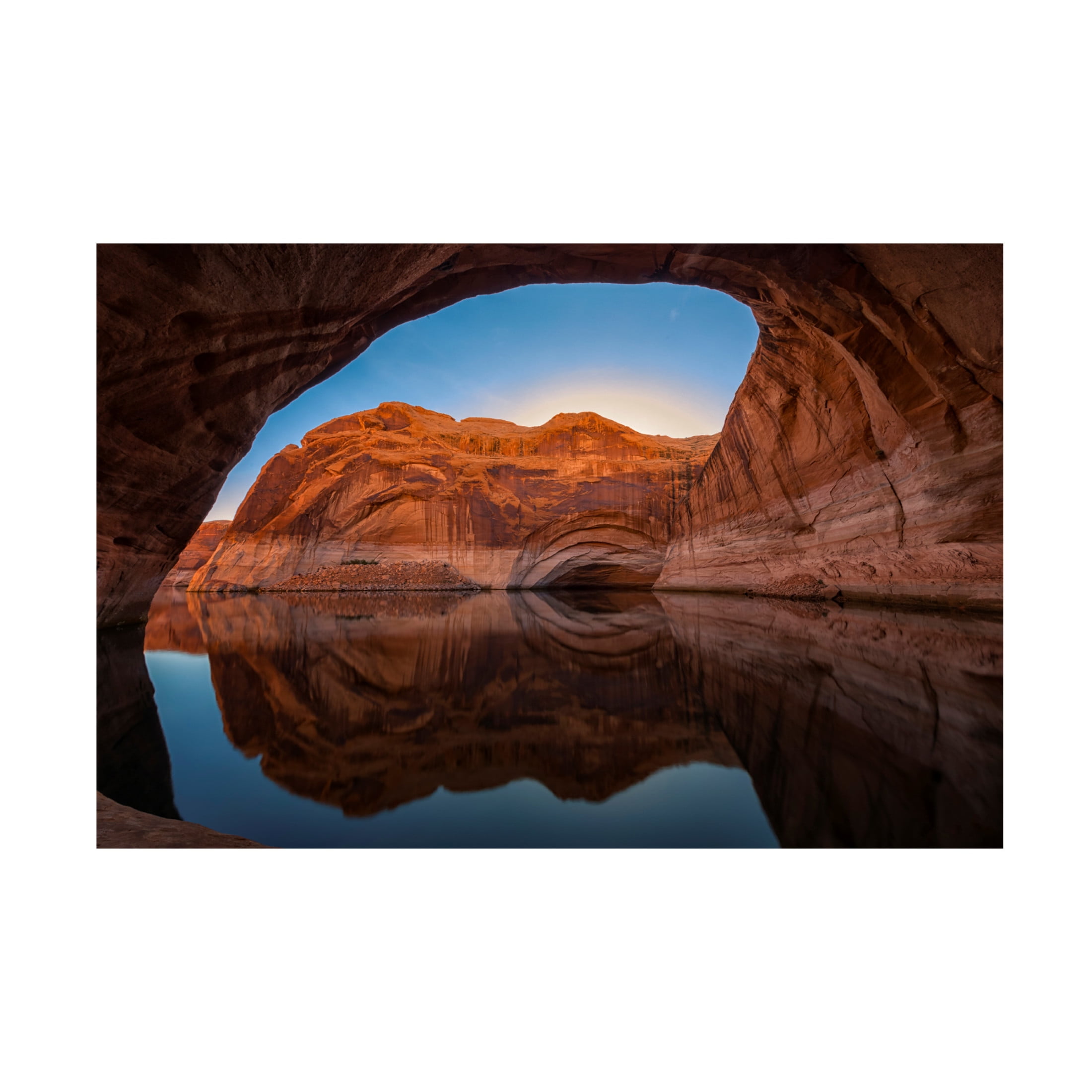 Canvas Wall Art - Michael Zheng 'Cathedral In The Desert' Wall Art for Living Room, Bedroom, or Office Décor by Trademark Fine Art - 47 x 30 Inches