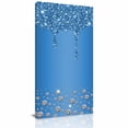 thumbnail image 1 of Canvas Wall Art, Modern Blue Framed Canvas Prints for Living Room Bedroom, Abstract Diamond Luxury Gradient Oversized Gallery Wrapped Wall Decor for Home Office, Gifts, 40"x60" Ship Next Day, 1 of 9