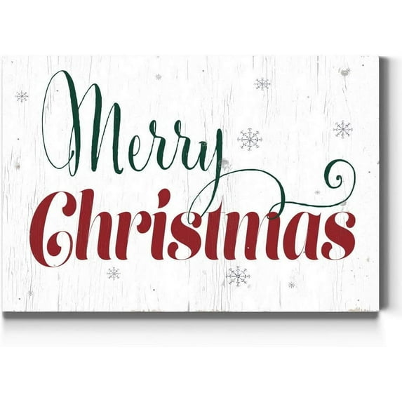 Canvas Wall Art Modern Paintings & Prints Decorations Red Black Christmas Scripture Glam Rustic Abstract Artwork Wall Hanging for Bedroom Home Office Kitchen - 12"x18" LT20