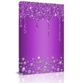 thumbnail image 1 of Canvas Wall Art, Modern Purple Framed Canvas Prints for Kitchen Bedroom, Abstract Diamond Luxury Gradient Small Gallery Wrapped Wall Decor for Home Office, Gifts, 8"x12" Ship Next Day, 1 of 9