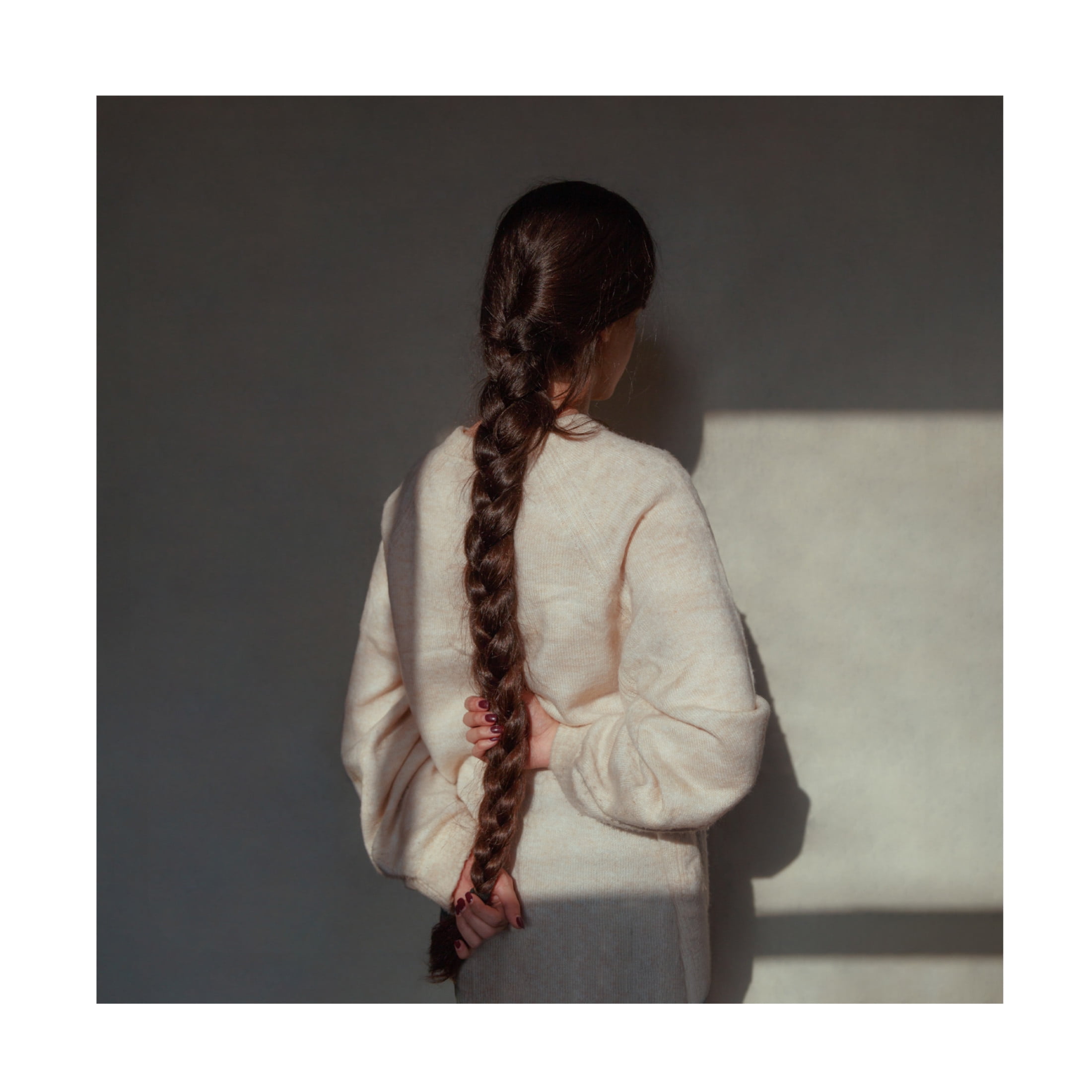 Canvas Wall Art - Morteza Yousefi 'Long Hair' Wall Art for Living Room, Bedroom, or Office Décor by Trademark Fine Art - 24 x 24 Inches