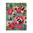 thumbnail image 1 of Canvas Wall Art - Natasha Wescoat 'Bees In The Garden' Wall Art for Living Room, Bedroom, or Office Décor by Trademark Fine Art - 24 x 32 Inches, 1 of 4