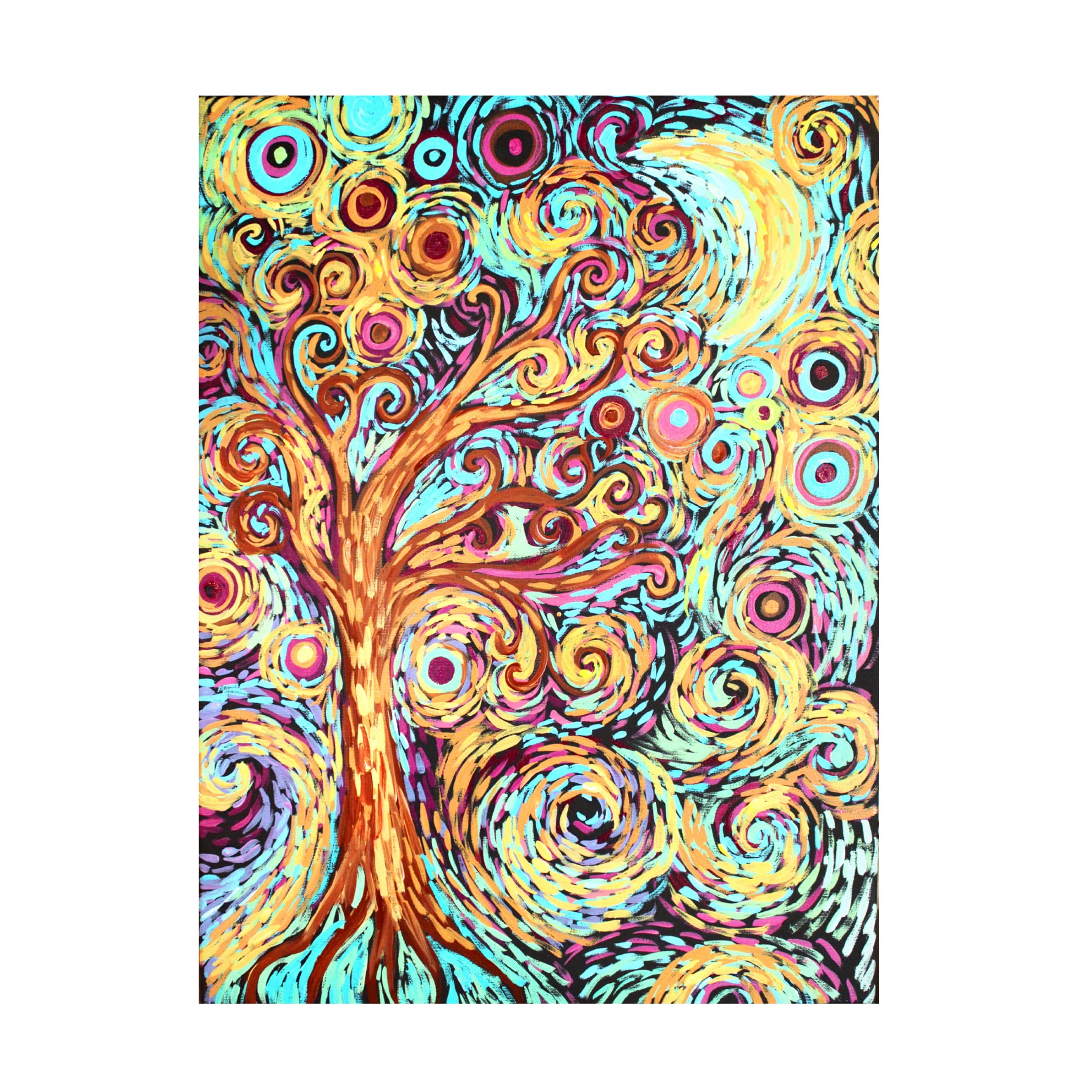 Canvas Wall Art - Natasha Wescoat 'Dreamweaver Sky' Wall Art for Living Room, Bedroom, or Office Décor by Trademark Fine Art - 24 x 32 Inches