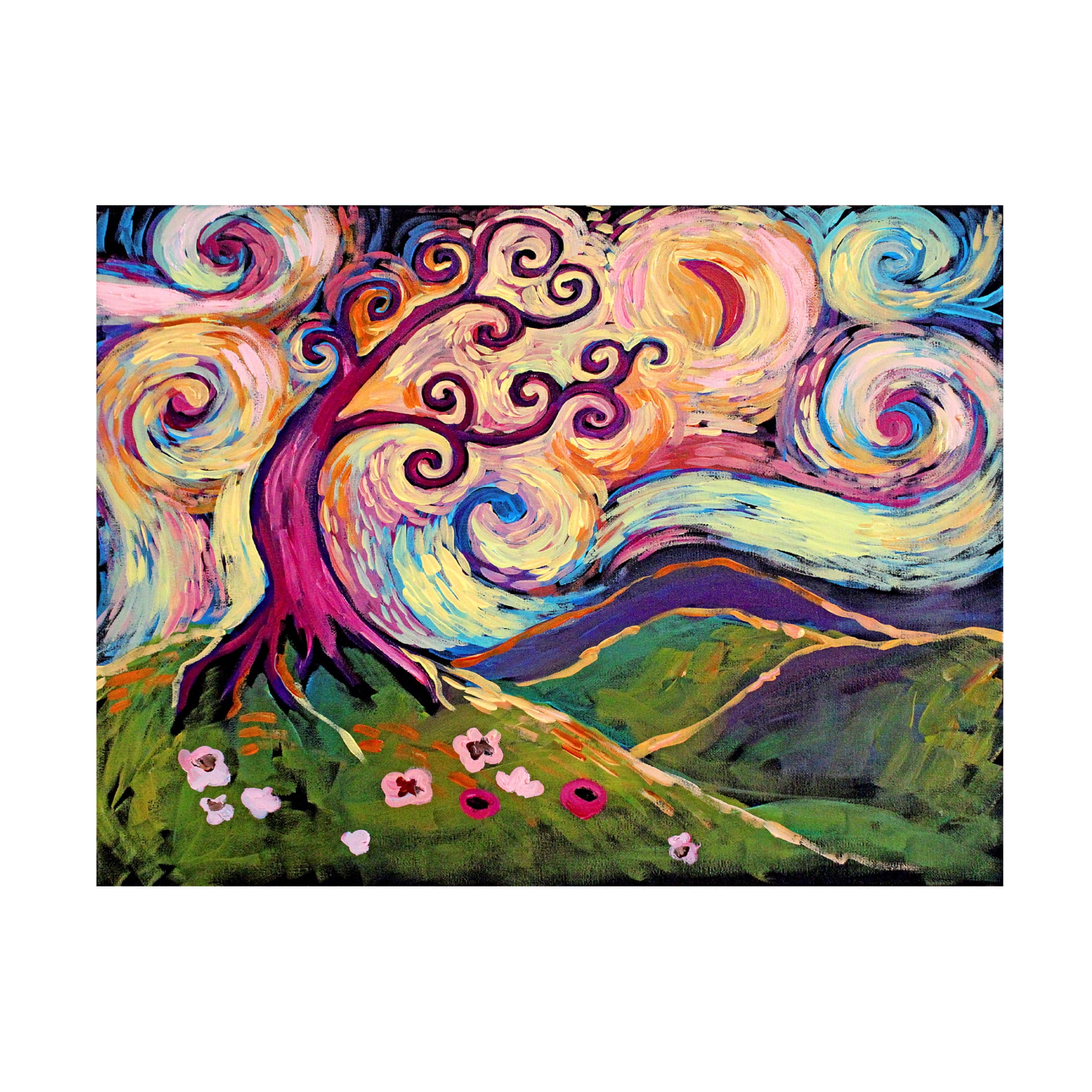 Canvas Wall Art - Natasha Wescoat 'Emboldened' Wall Art for Living Room, Bedroom, or Office Décor by Trademark Fine Art - 47 x 35 Inches