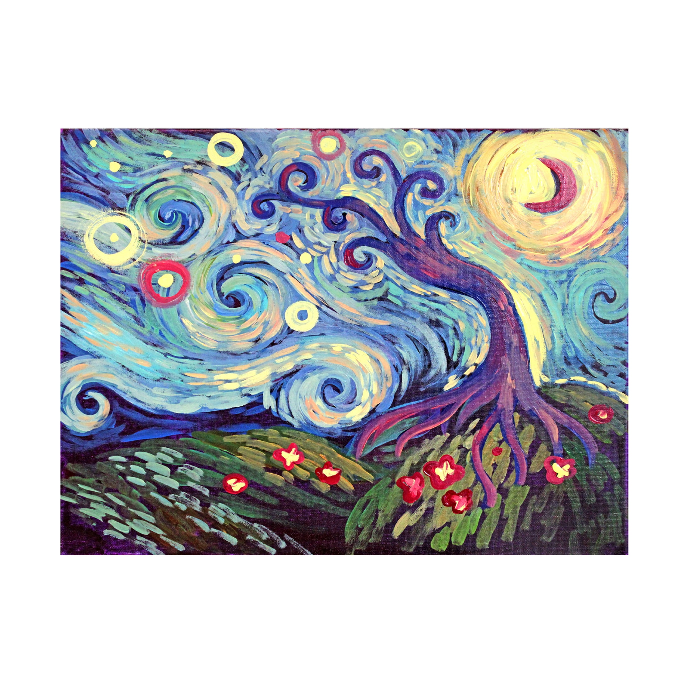 Canvas Wall Art - Natasha Wescoat 'Evening Lean' Wall Art for Living Room, Bedroom, or Office Décor by Trademark Fine Art - 24 x 18 Inches