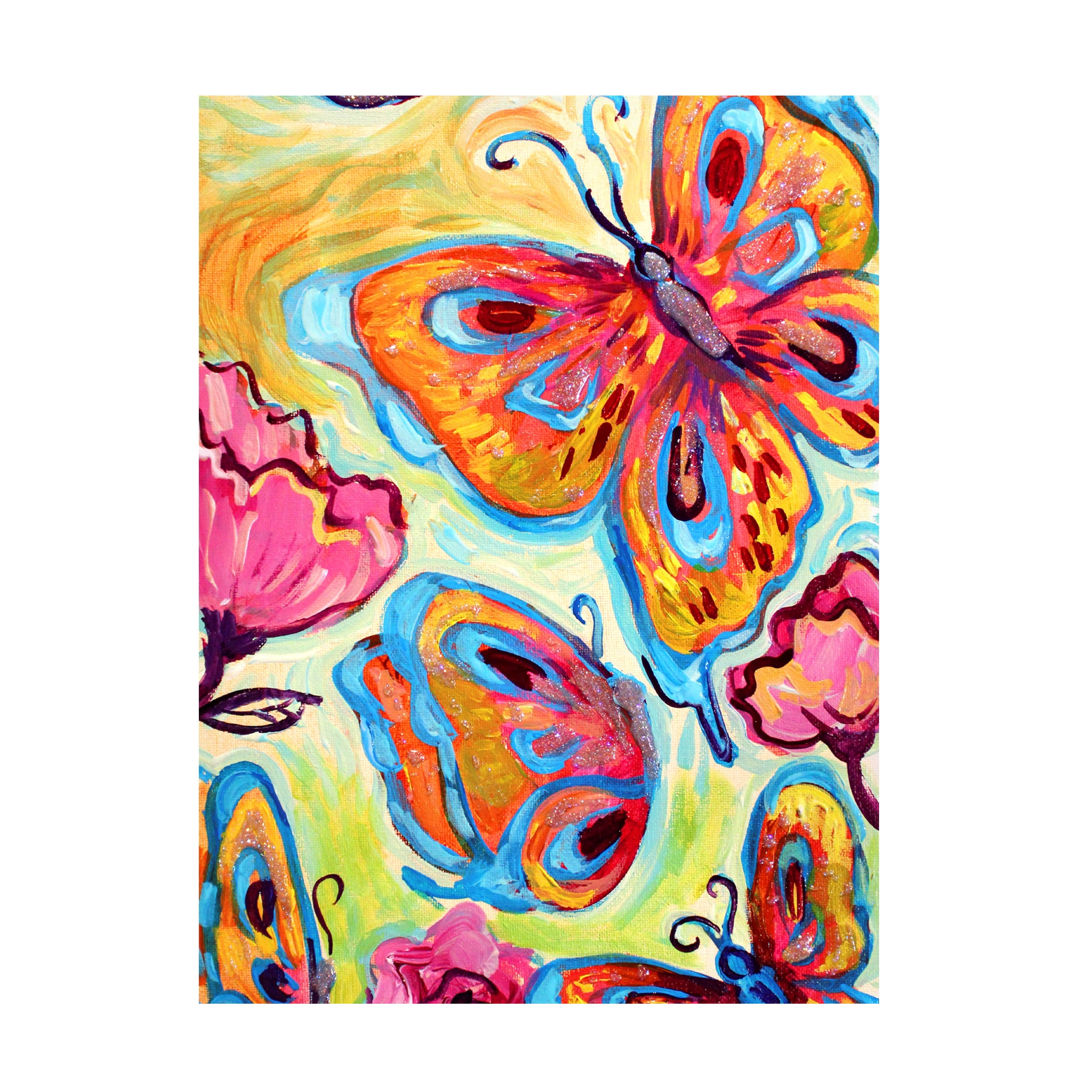 Canvas Wall Art - Natasha Wescoat 'Harmony In Light 2' Wall Art for Living Room, Bedroom, or Office DÃ©cor by Trademark Fine Art - 35 x 47 Inches