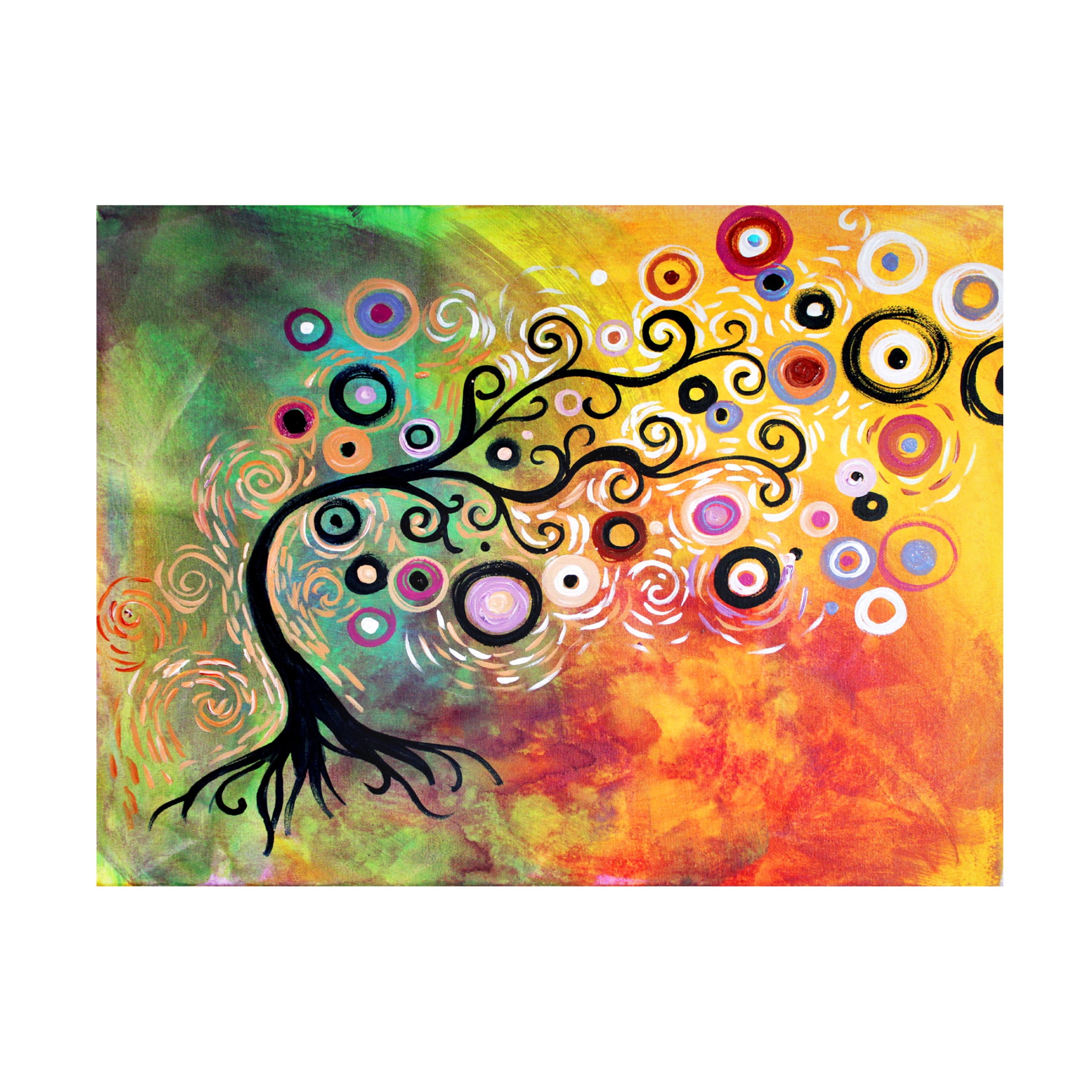 Canvas Wall Art - Natasha Wescoat 'Softly Listening' Wall Art for Living Room, Bedroom, or Office Décor by Trademark Fine Art - 47 x 35 Inches
