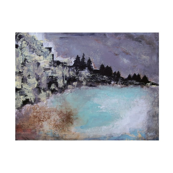 Canvas Wall Art - Nicole Dietz 'Coasting Home' Wall Art for Living Room, Bedroom, or Office Décor by Trademark Fine Art - 19 x 14 Inches