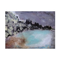 Canvas Wall Art - Nicole Dietz 'Coasting Home' Wall Art for Living Room, Bedroom, or Office Décor by Trademark Fine Art - 19 x 14 Inches