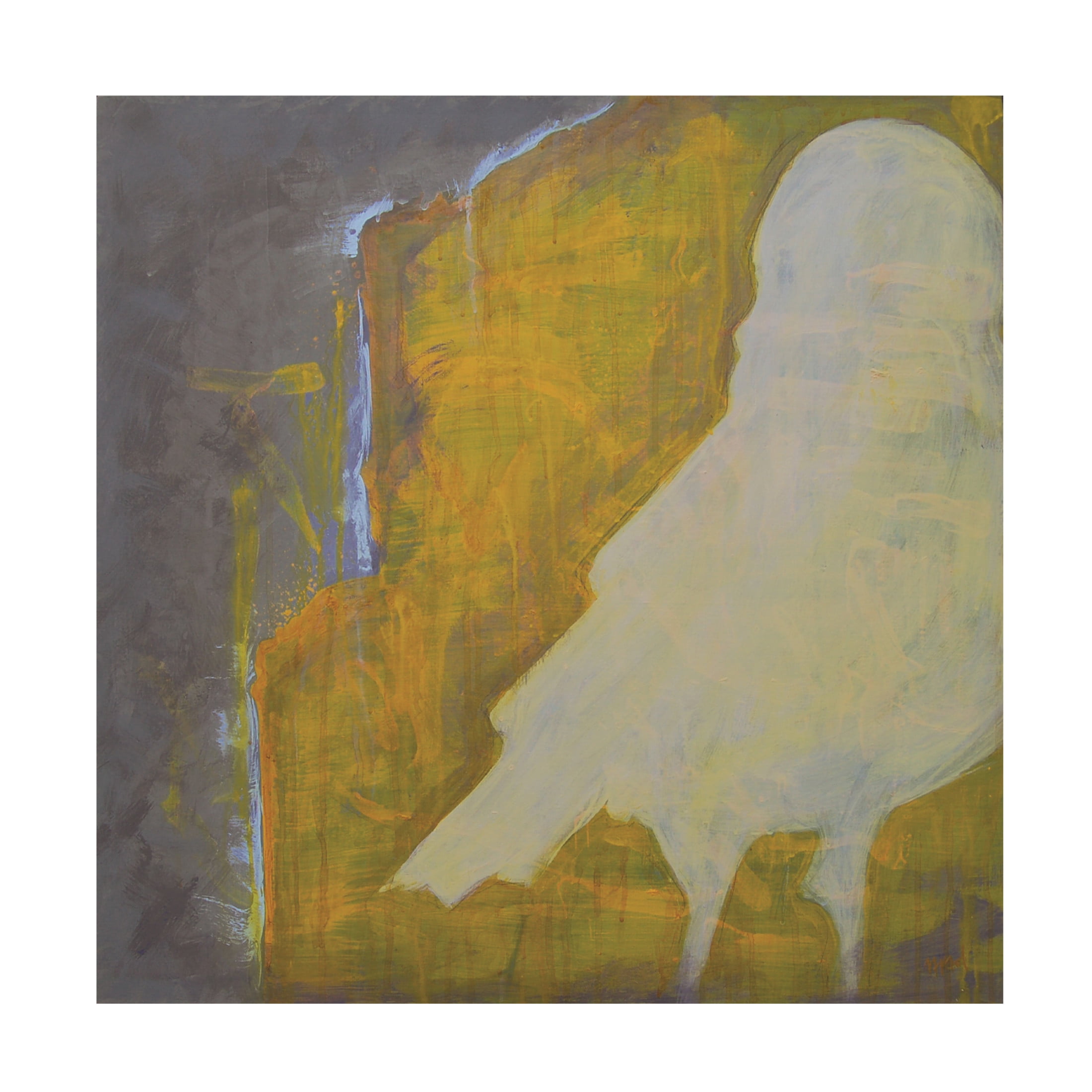 Canvas Wall Art - Nicole Dietz 'Yolk' Wall Art for Living Room, Bedroom, or Office Décor by Trademark Fine Art - 18 x 18 Inches