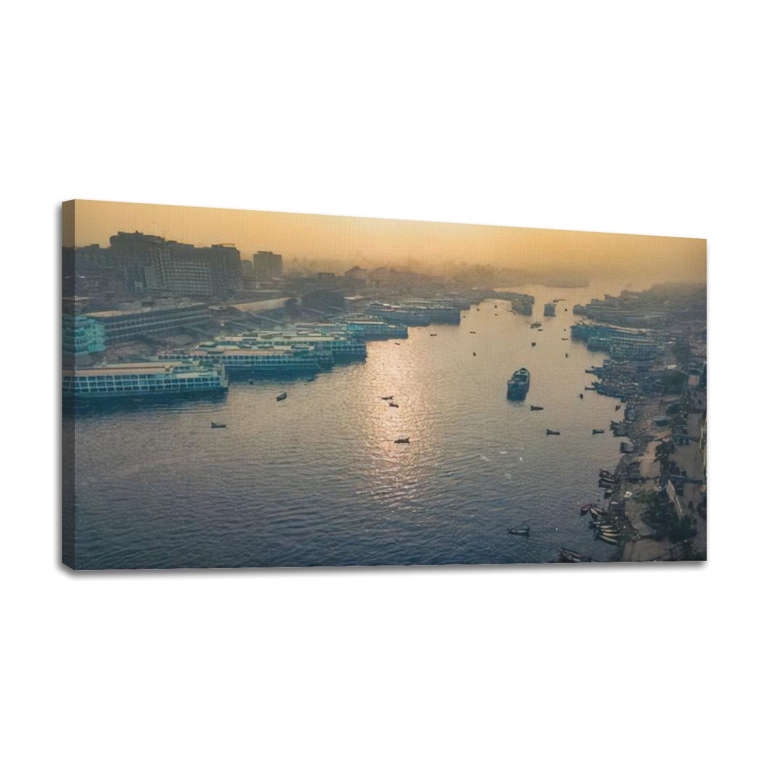 Canvas Wall Art Old Dhaka Dhaka Bangladesh 23 2018 Old Dhaka is known ...