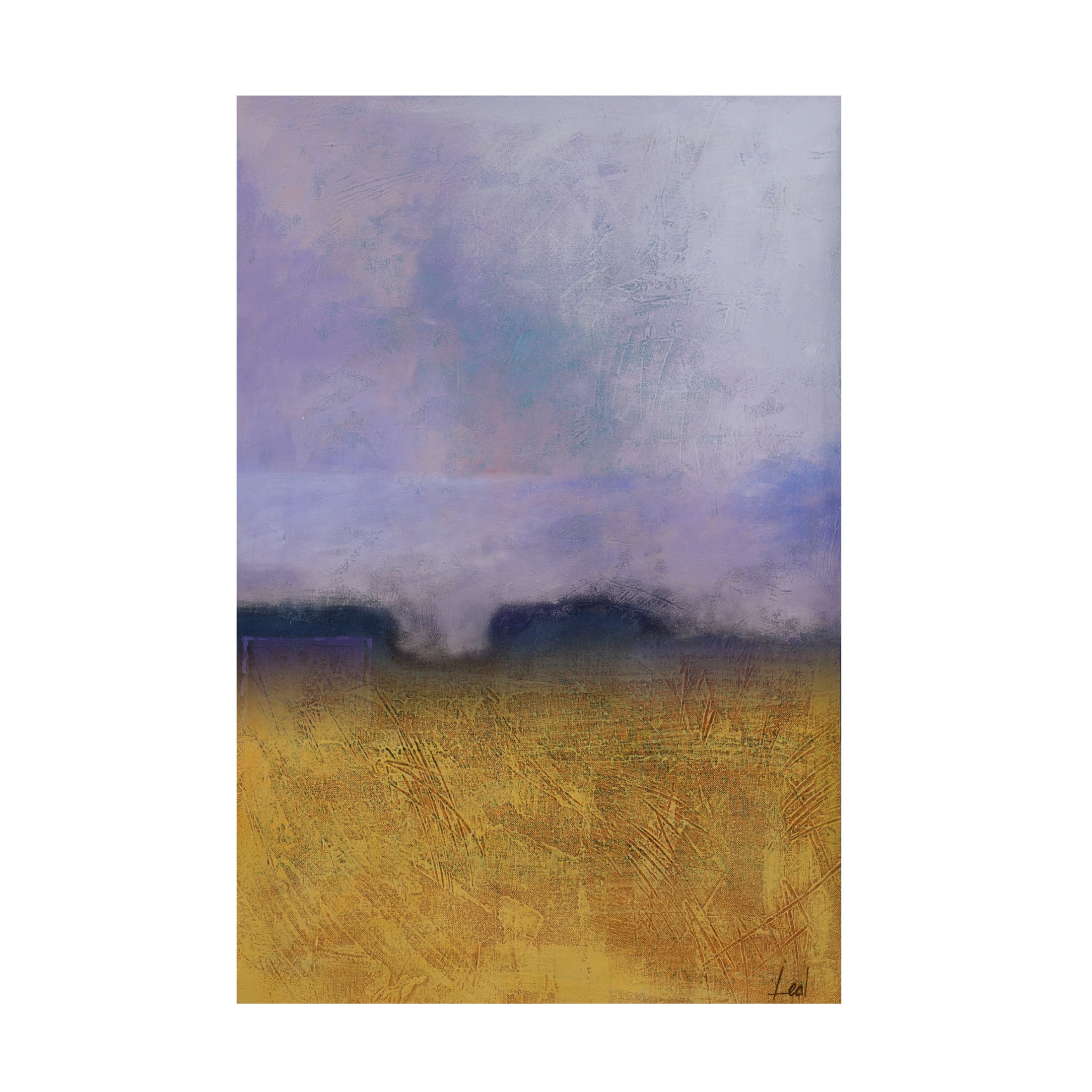 Canvas Wall Art - Pablo Esteban 'Horizon Haze 1' Wall Art for Living Room, Bedroom, or Office Décor by Trademark Fine Art - 22 x 32 Inches