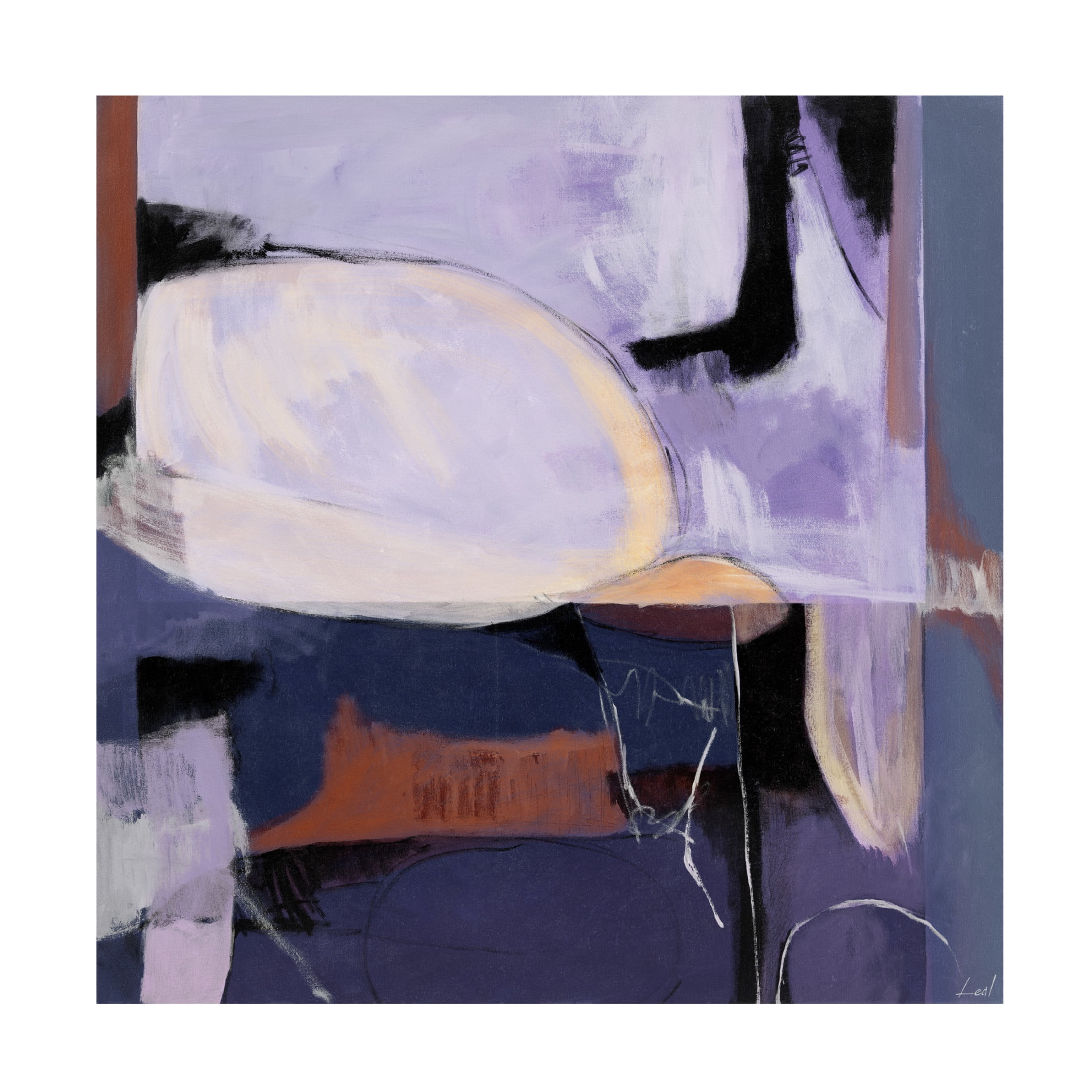 Canvas Wall Art - Pablo Esteban 'Opening Up' Wall Art for Living Room, Bedroom, or Office Décor by Trademark Fine Art - 24 x 24 Inches