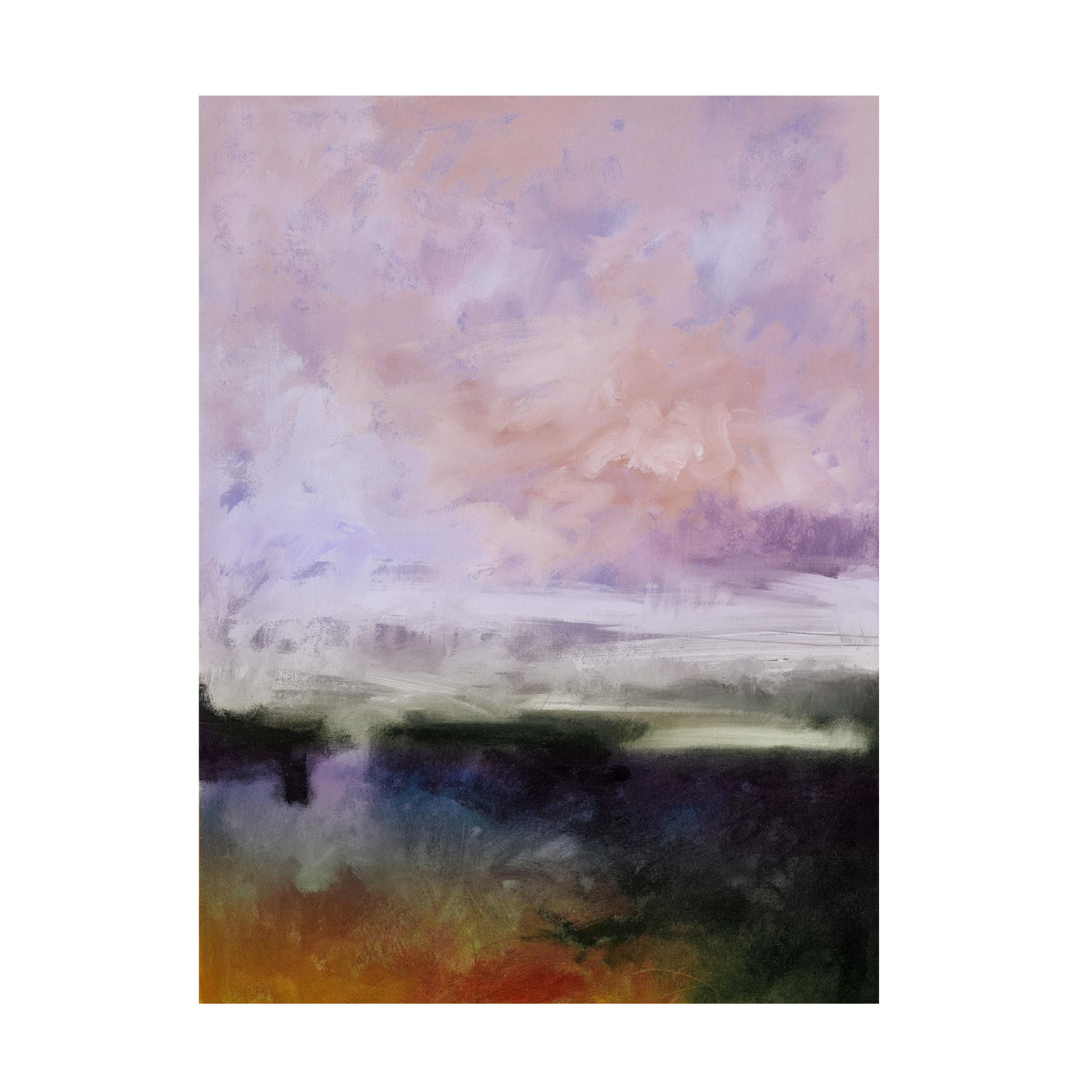 Canvas Wall Art - Pablo Esteban 'Peri Storm 1' Wall Art for Living Room, Bedroom, or Office Décor by Trademark Fine Art - 35 x 47 Inches
