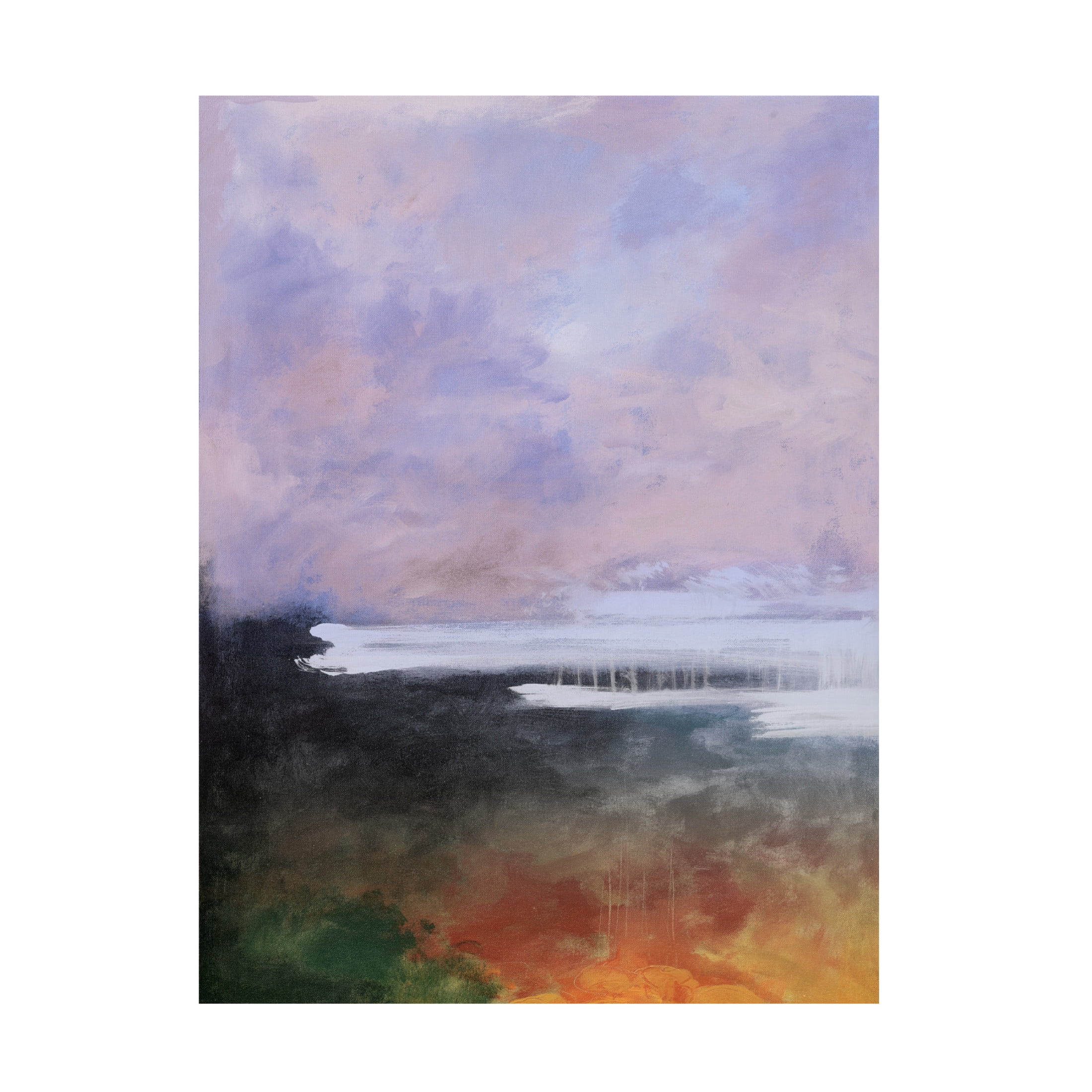 Canvas Wall Art - Pablo Esteban 'Peri Storm 2' Wall Art for Living Room, Bedroom, or Office Décor by Trademark Fine Art - 14 x 19 Inches