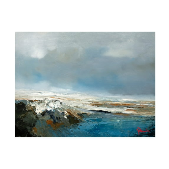 Canvas Wall Art - Patrick Dennis 'Build Up' Wall Art for Living Room, Bedroom, or Office Décor by Trademark Fine Art - 19 x 14 Inches