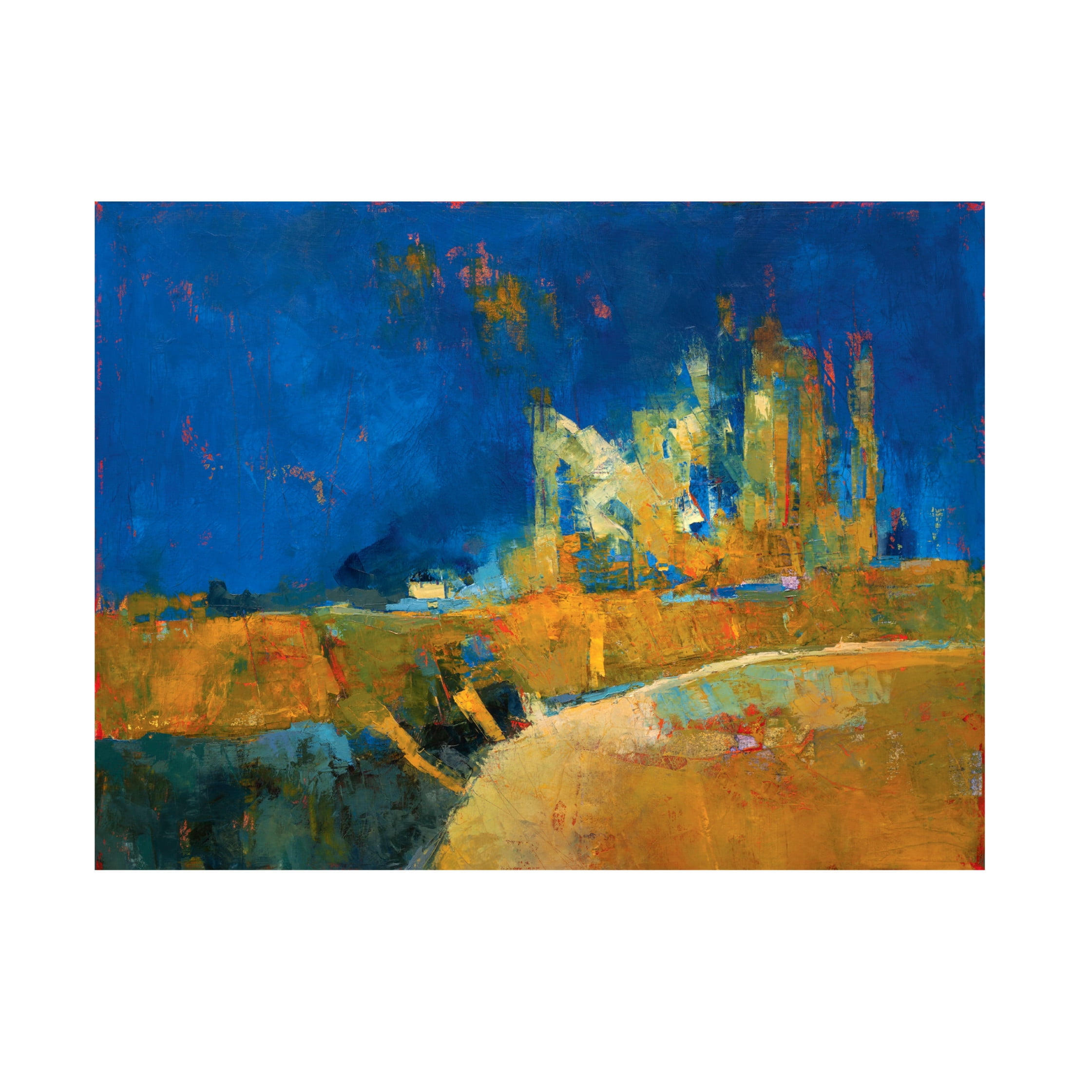 Canvas Wall Art - Patrick Dennis 'Caskey 2' Wall Art for Living Room, Bedroom, or Office Décor by Trademark Fine Art - 24 x 18 Inches