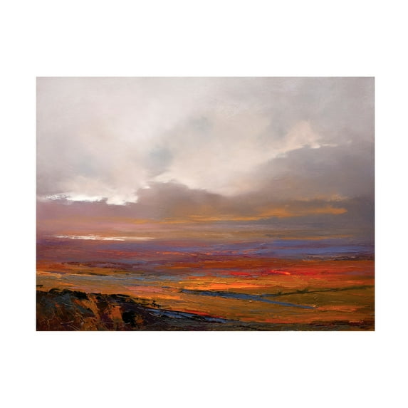 Canvas Wall Art - Patrick Dennis 'Crossroads' Wall Art for Living Room, Bedroom, or Office Décor by Trademark Fine Art - 32 x 24 Inches