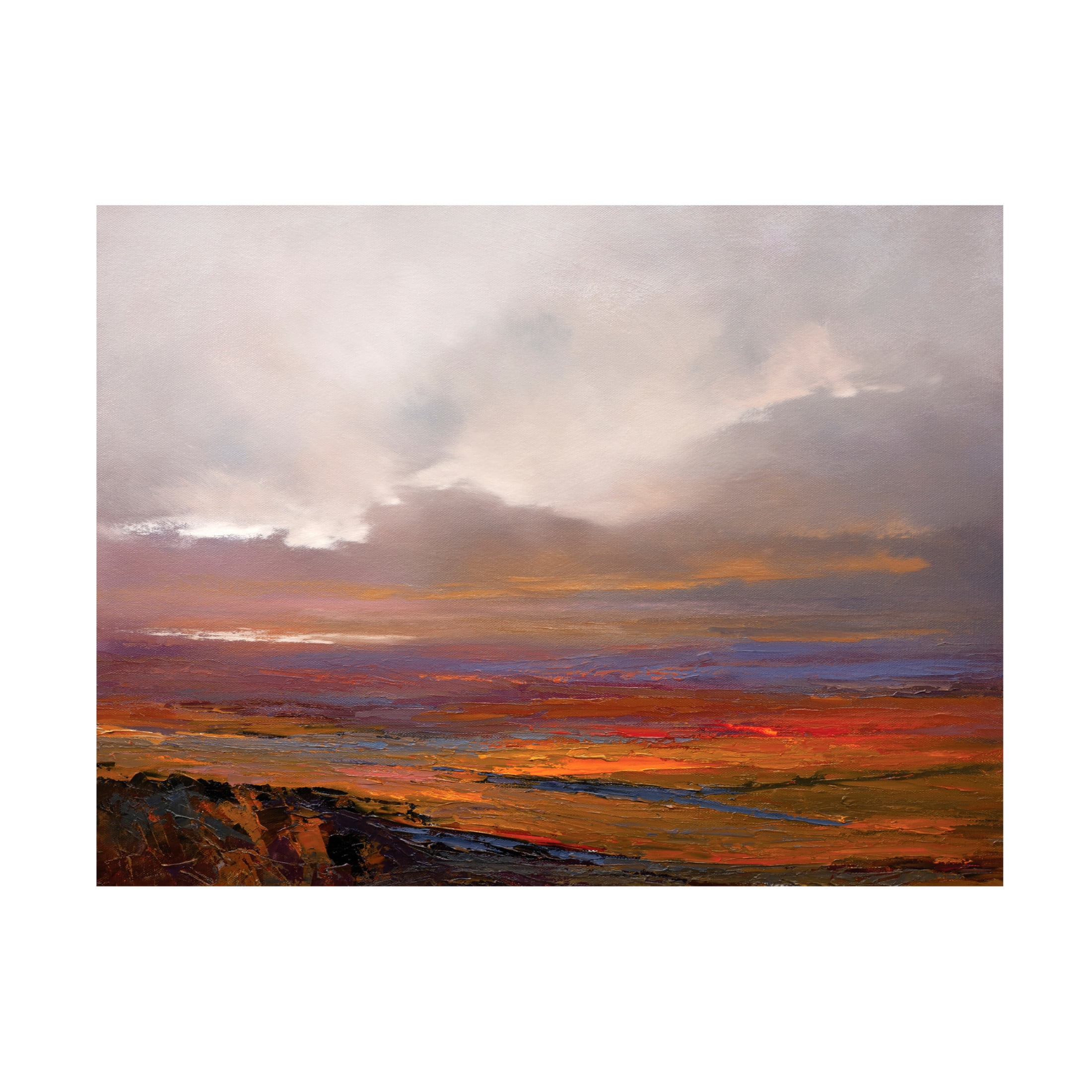 Canvas Wall Art - Patrick Dennis 'Crossroads' Wall Art for Living Room, Bedroom, or Office Décor by Trademark Fine Art - 47 x 35 Inches