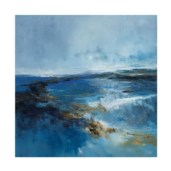 Canvas Wall Art - Patrick Dennis 'Rain Wash' Wall Art for Living Room, Bedroom, or Office Décor by Trademark Fine Art - 18 x 18 Inches