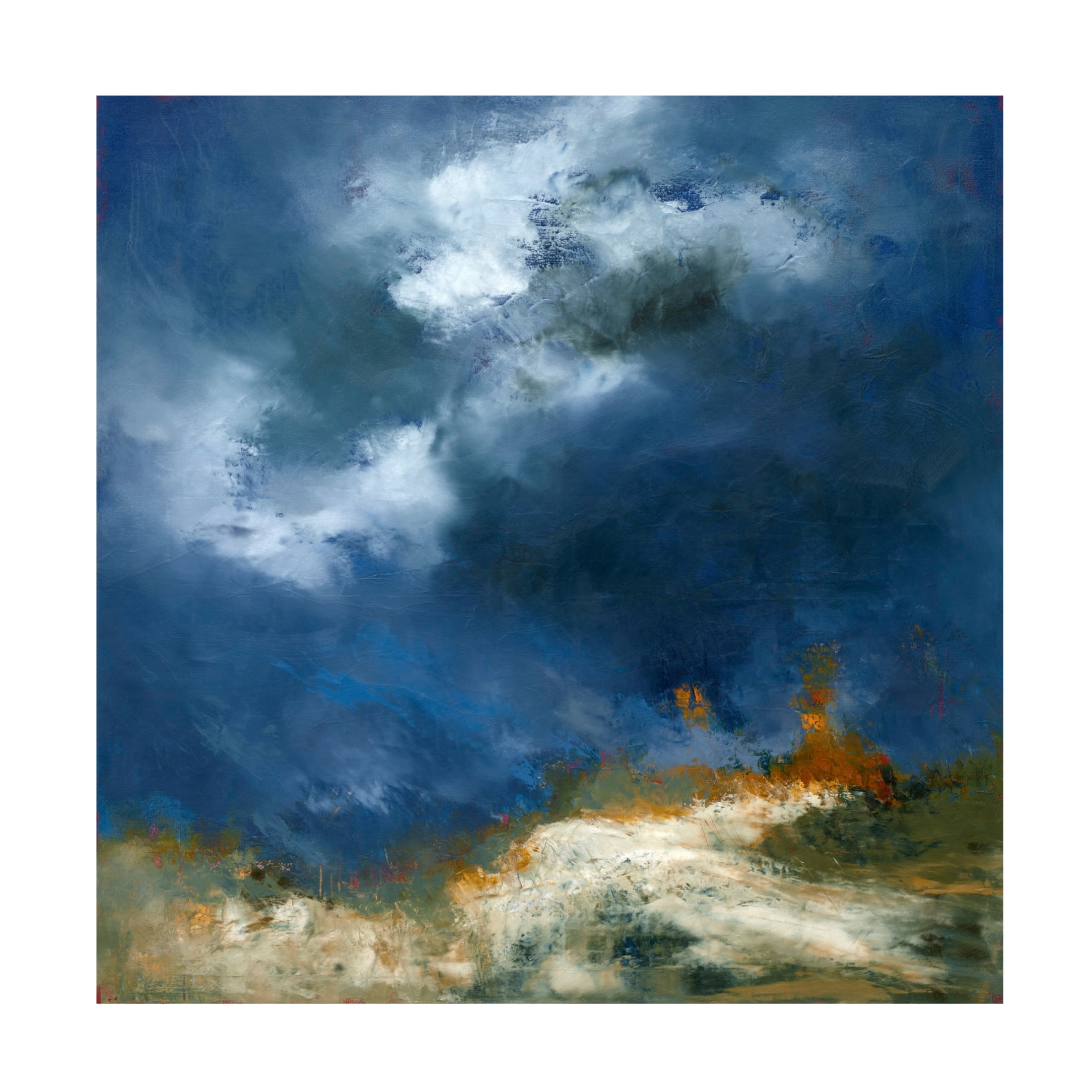 Canvas Wall Art - Patrick Dennis 'Soft Rise' Wall Art for Living Room, Bedroom, or Office Décor by Trademark Fine Art - 24 x 24 Inches