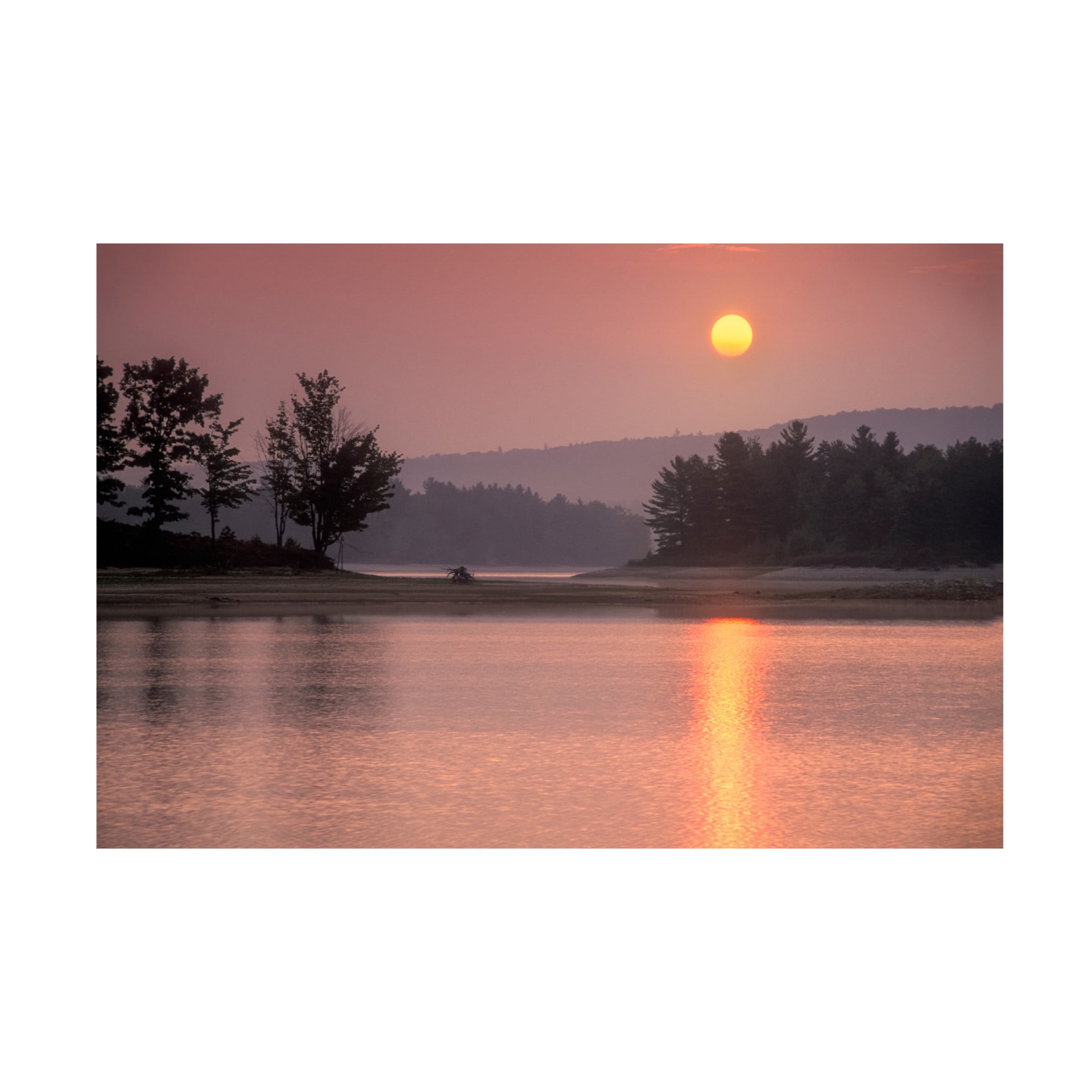Canvas Wall Art - Patrick Zephyr 'Morning Shimmer' Wall Art for Living Room, Bedroom, or Office Décor by Trademark Fine Art - 32 x 22 Inches