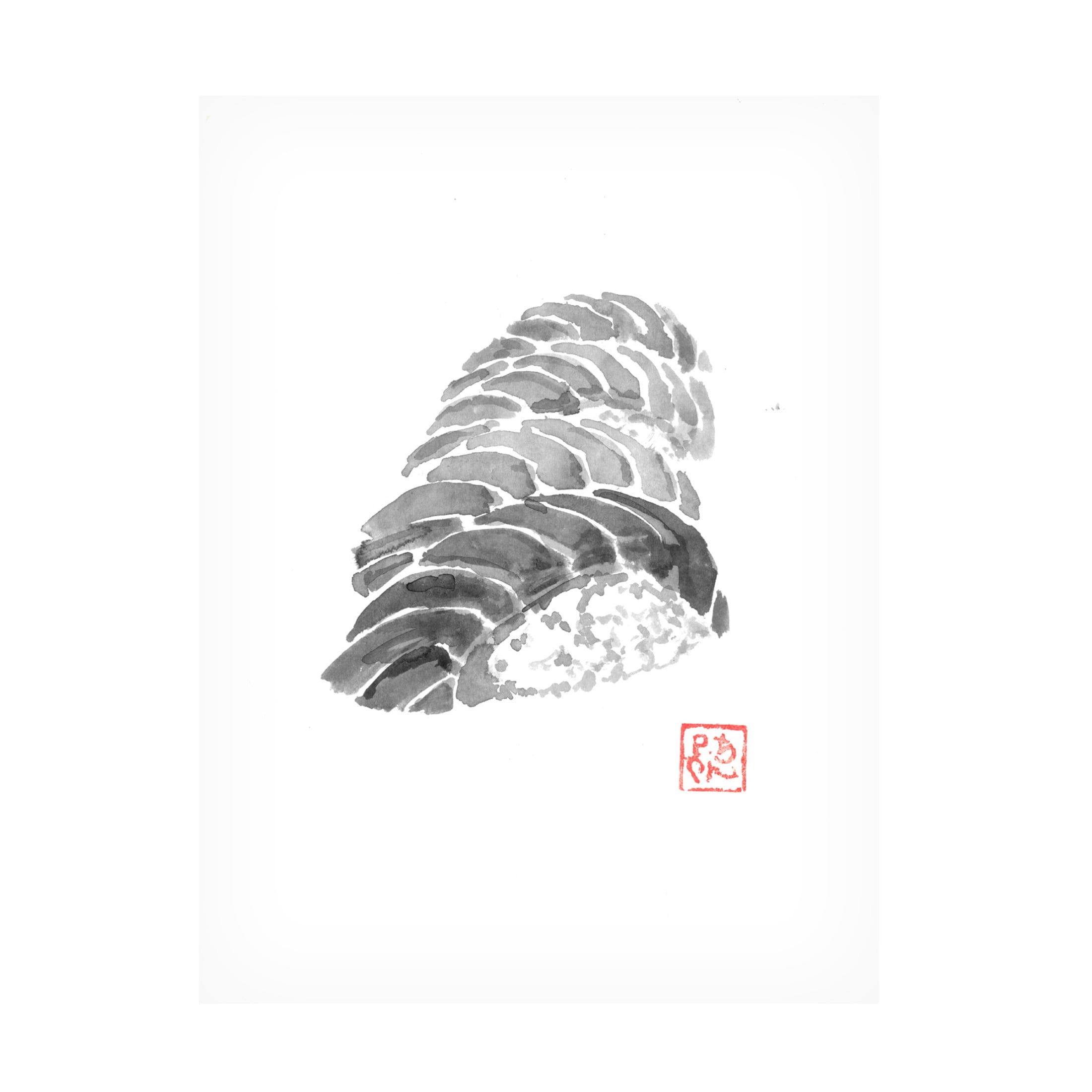 Canvas Wall Art - Pechane '4 Sushi' Wall Art for Living Room, Bedroom, or Office Décor by Trademark Fine Art - 35 x 47 Inches