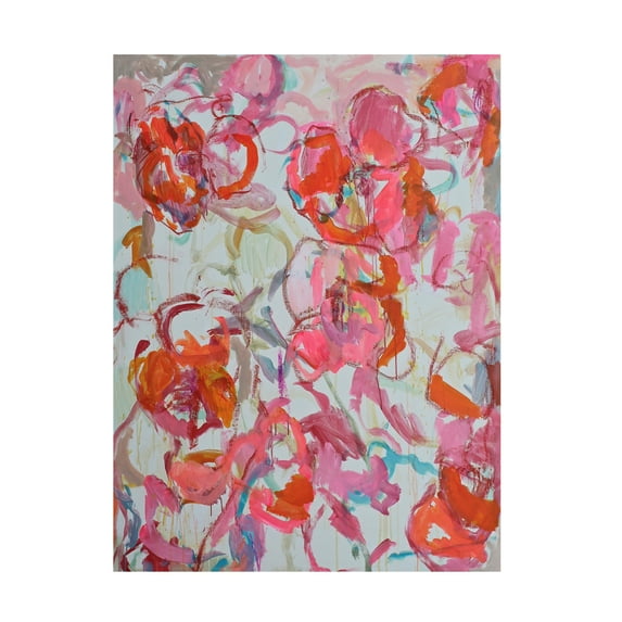 Canvas Wall Art - Per Anders 'Pink Morning' Wall Art for Living Room, Bedroom, or Office Décor by Trademark Fine Art - 14 x 19 Inches