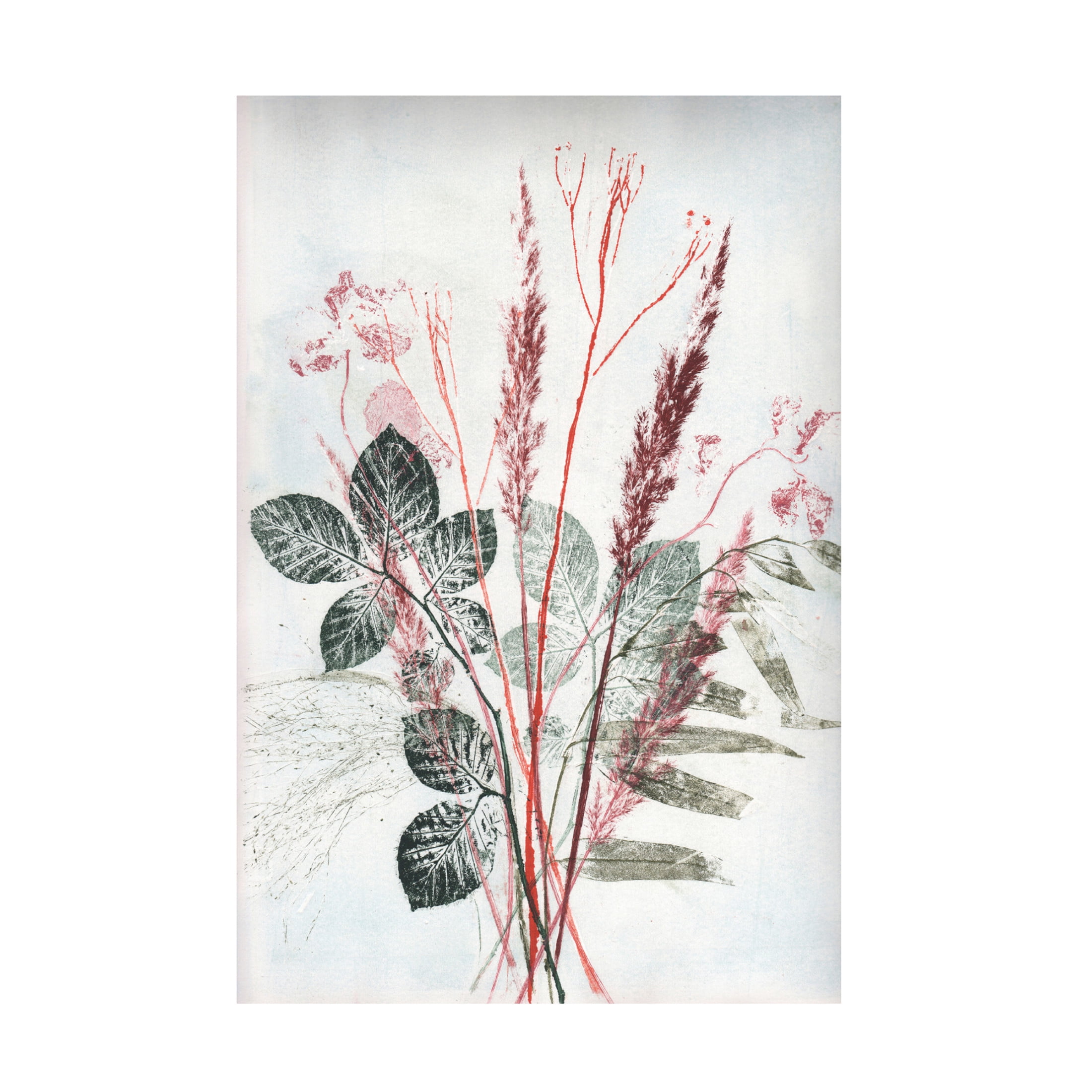Canvas Wall Art - Pernille Folcarelli 'Bouquet 2 Red Green' Wall Art for Living Room, Bedroom, or Office Décor by Trademark Fine Art - 16 x 24 Inches