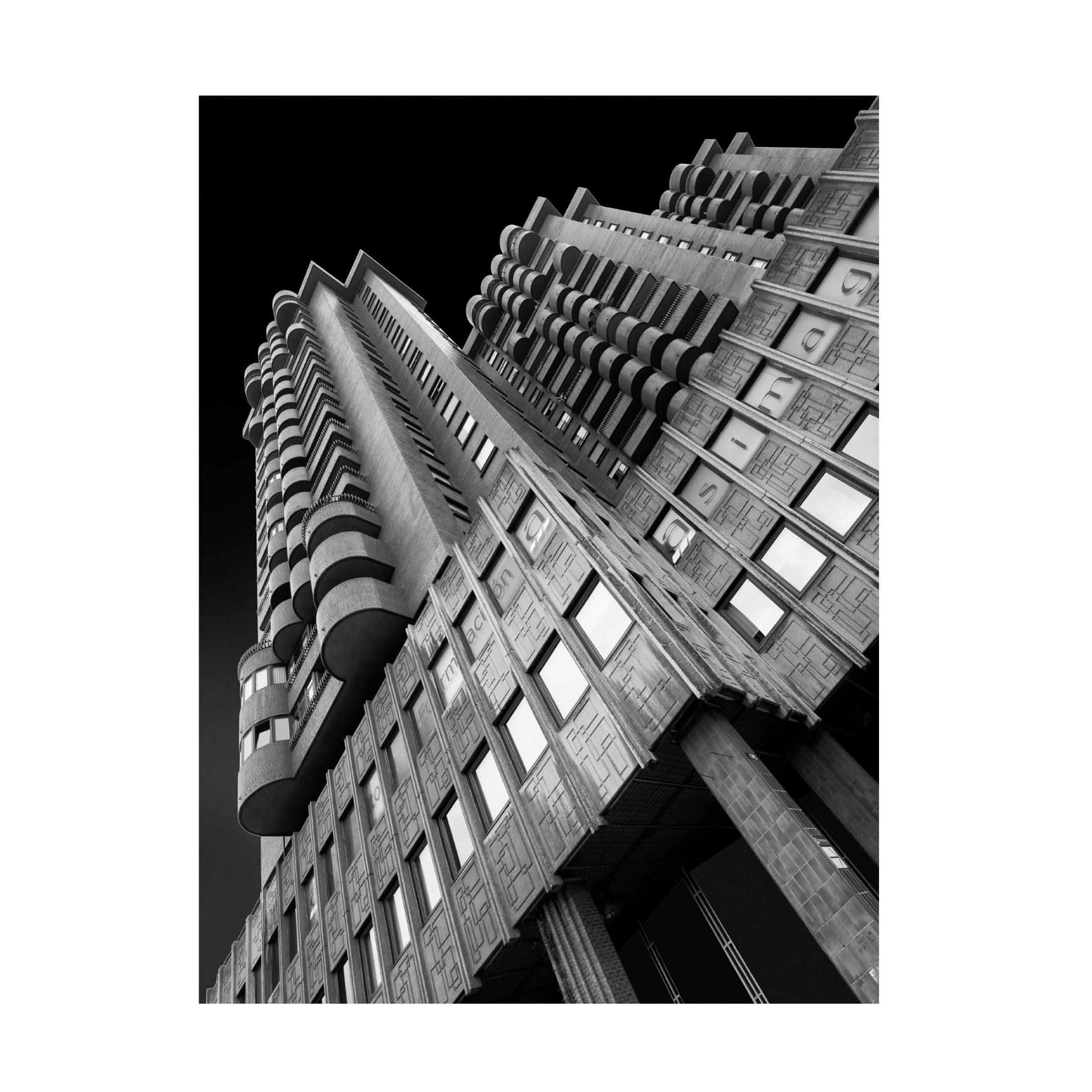 Canvas Wall Art - Peru Serra 'Plaza Building' Wall Art for Living Room, Bedroom, or Office Décor by Trademark Fine Art - 14 x 19 Inches