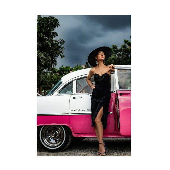 Canvas Wall Art - Peter Muller Photography 'Havanna Mood' Wall Art for Living Room, Bedroom, or Office Décor by Trademark Fine Art - 12 x 19 Inches