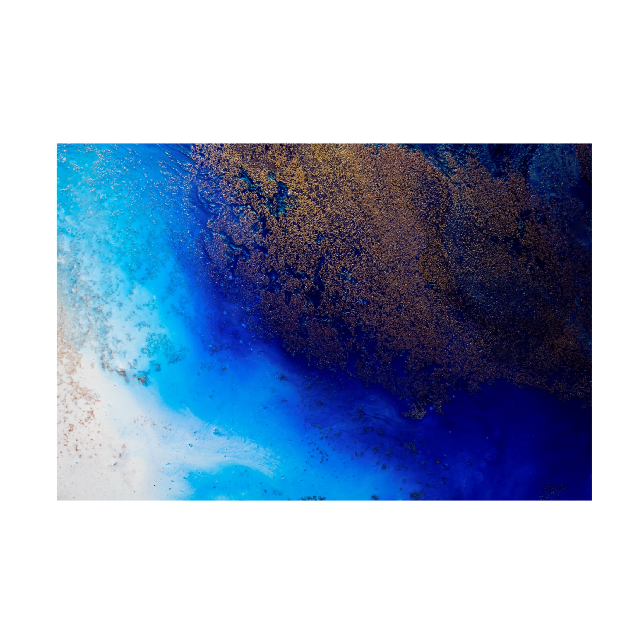 Canvas Wall Art - Petra Meikle de Vlas 'The Big Blue' Wall Art for Living Room, Bedroom, or Office Décor by Trademark Fine Art - 32 x 22 Inches