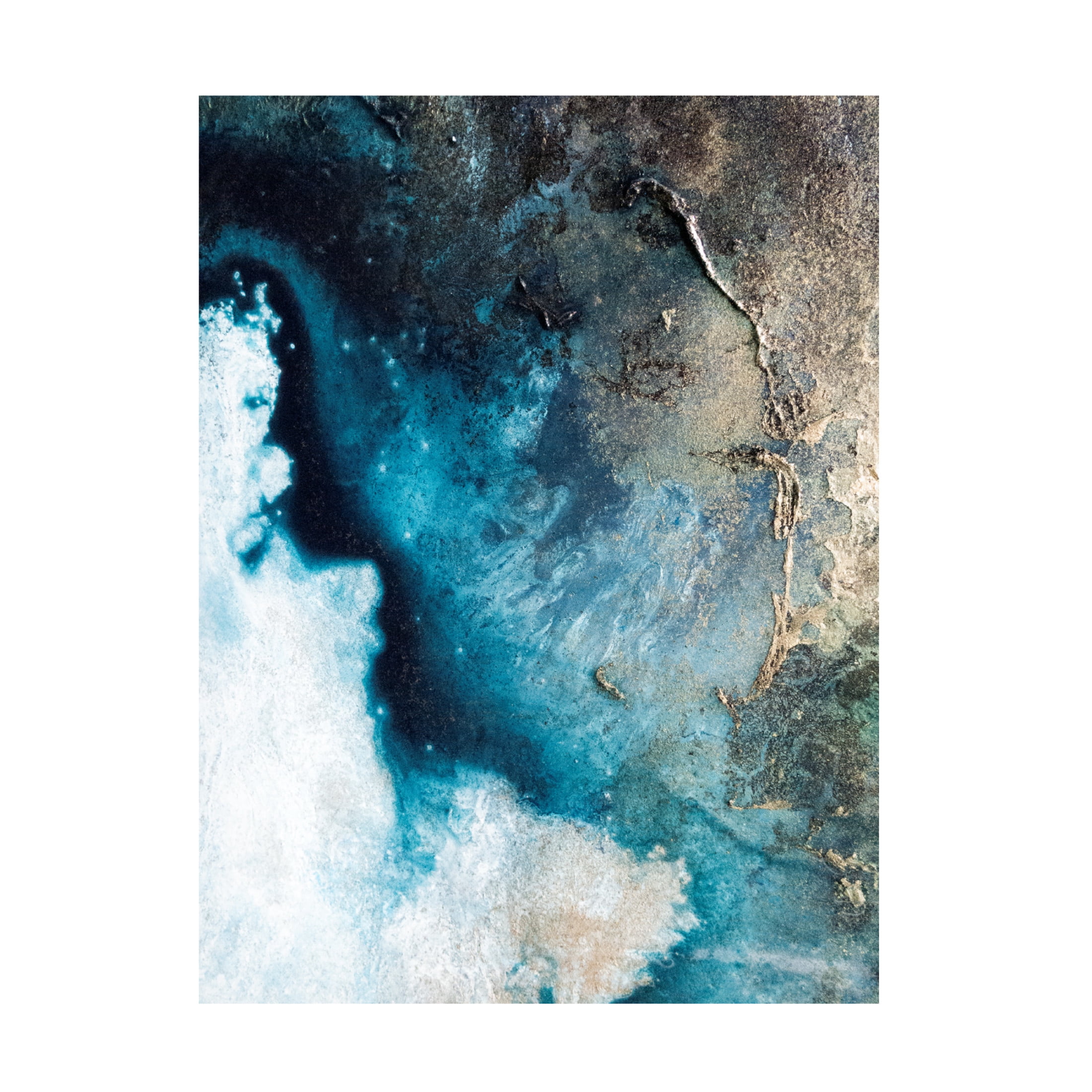 Canvas Wall Art - Petra Meikle de Vlas 'The Edge' Wall Art for Living Room, Bedroom, or Office Décor by Trademark Fine Art - 35 x 47 Inches
