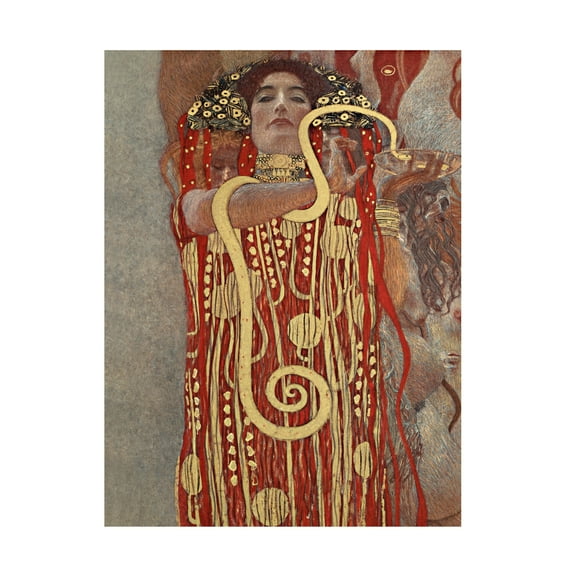 Canvas Wall Art - Pictufy 'Hygieia 1907' Wall Art for Living Room, Bedroom, or Office D?cor by Trademark Fine Art - 14 x 19 Inches