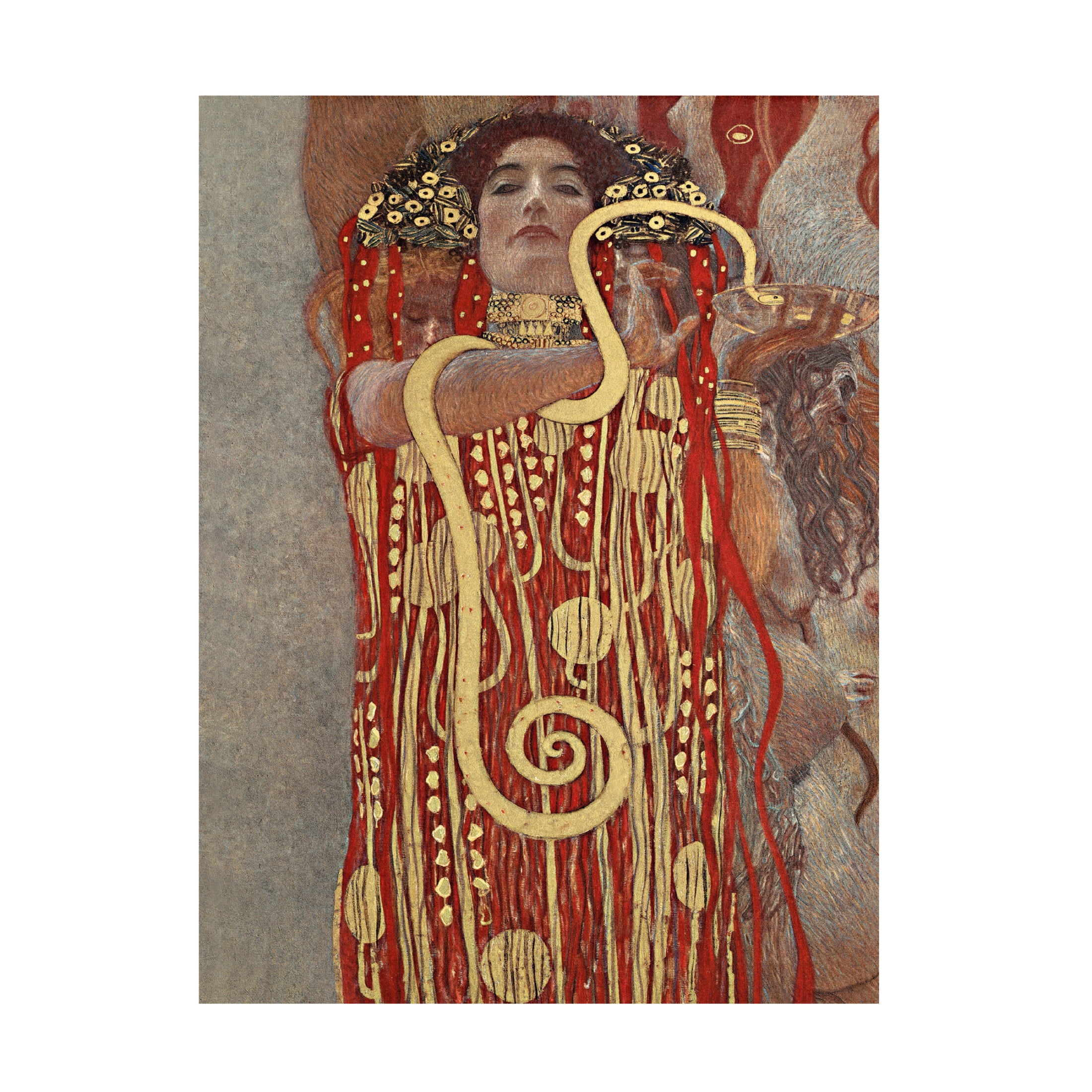 Canvas Wall Art - Pictufy 'Hygieia 1907' Wall Art for Living Room, Bedroom, or Office D?cor by Trademark Fine Art - 24 x 32 Inches
