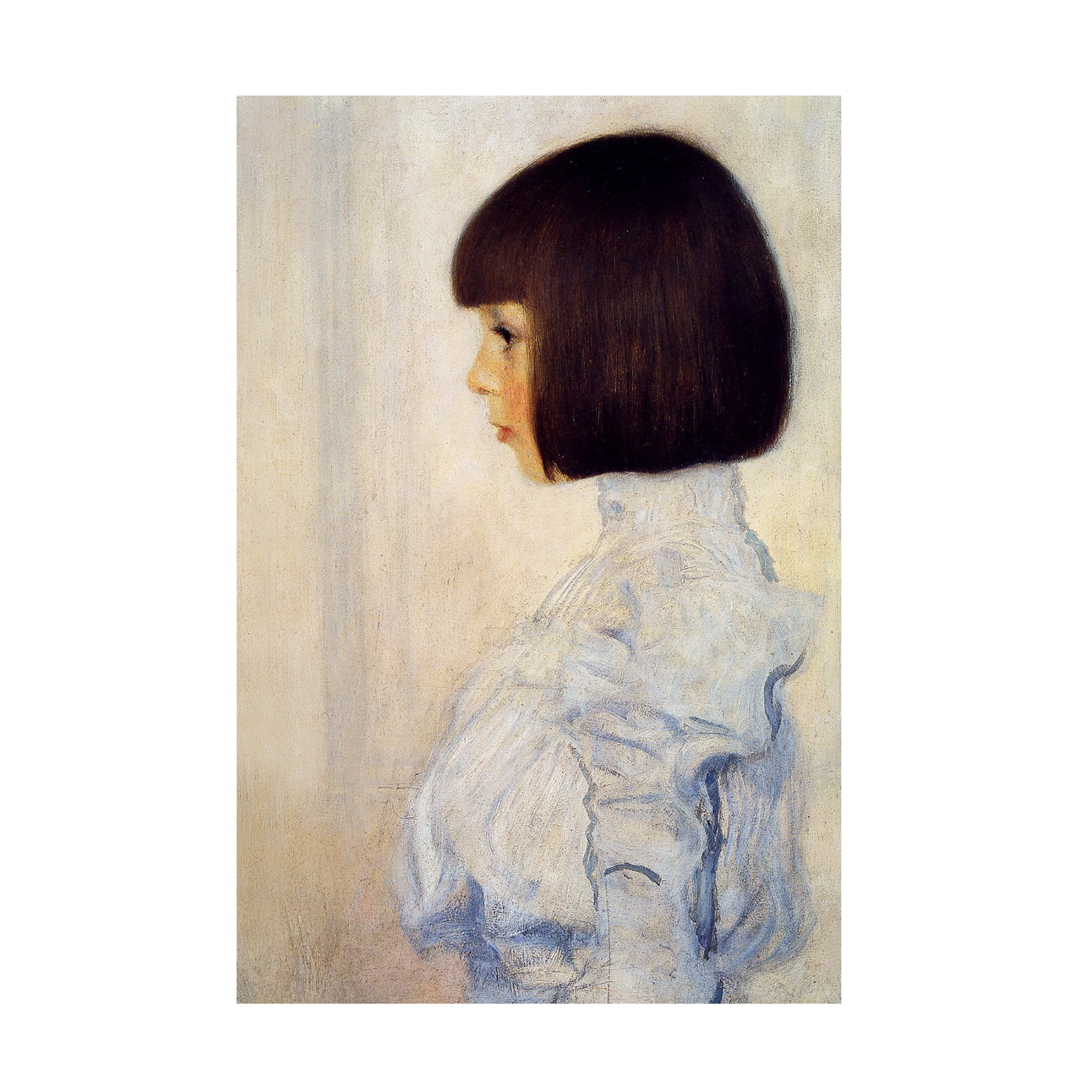 Canvas Wall Art - Pictufy  'Portrait Of Helene Klimt 1898' Wall Art for Living Room, Bedroom, or Office D?cor by Trademark Fine Art - 30 x 47 Inches