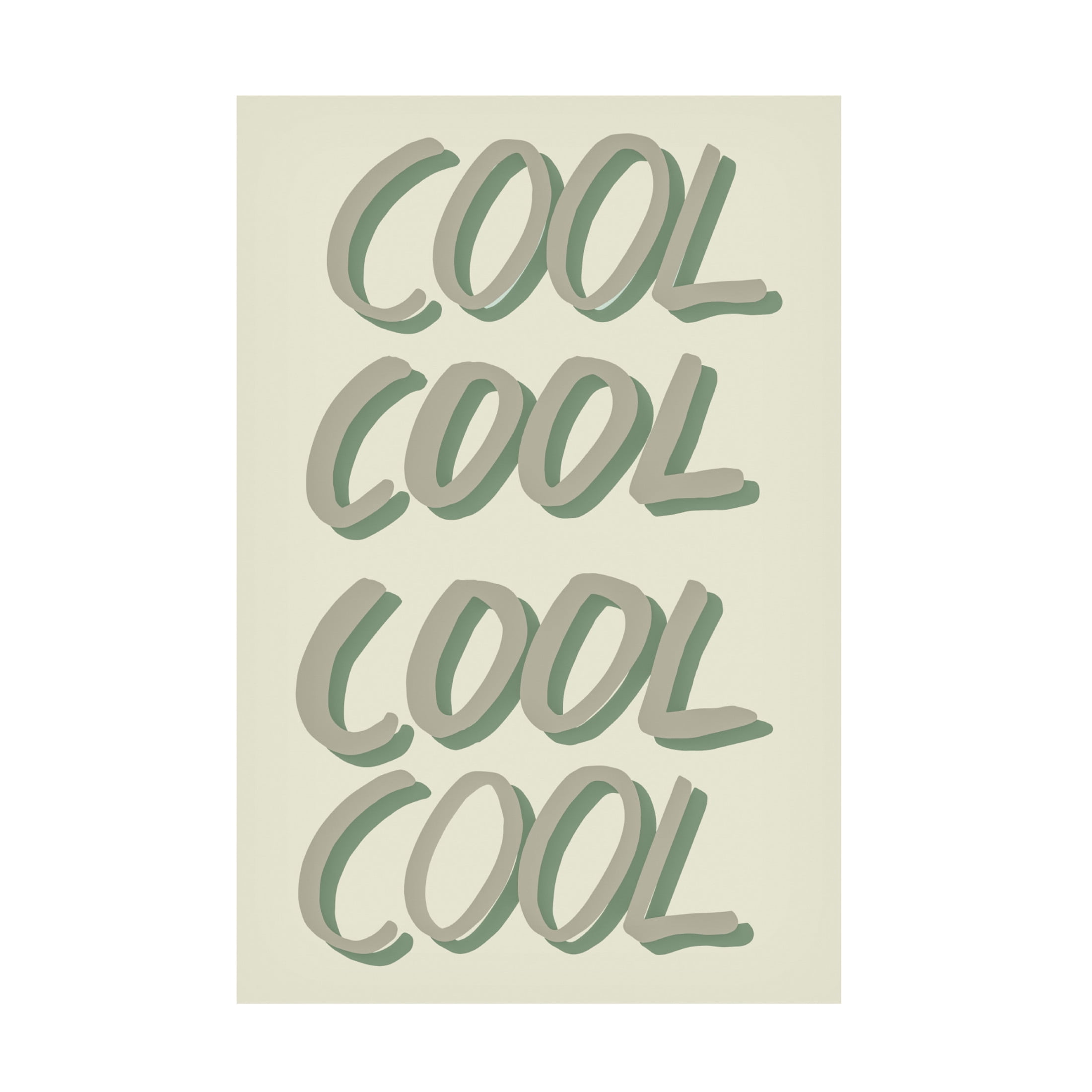Canvas Wall Art - Pictufy Studio 'Cool Green' Wall Art for Living Room, Bedroom, or Office Décor by Trademark Fine Art - 12 x 19 Inches