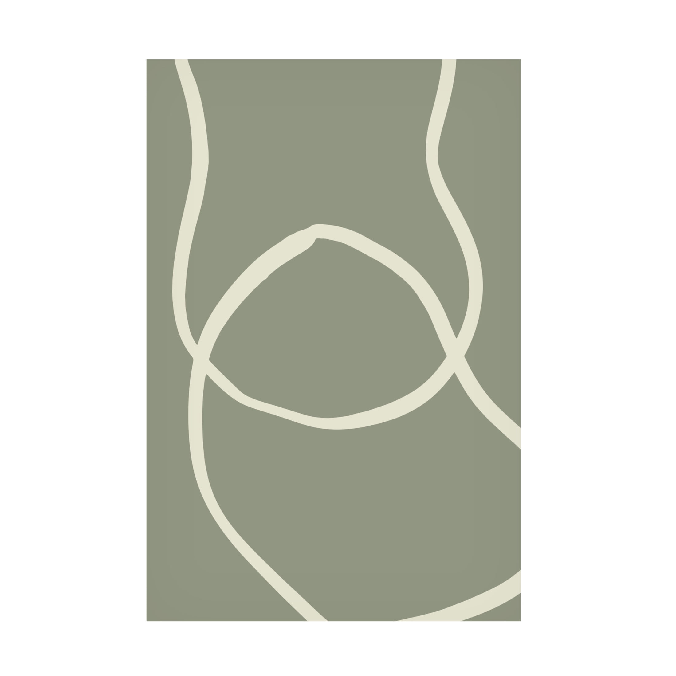 Canvas Wall Art - Pictufy Studio 'GREEN LINES 01' Wall Art for Living Room, Bedroom, or Office Décor by Trademark Fine Art - 12 x 19 Inches