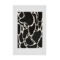 Canvas Wall Art - Pictufy Studio 'Giraffe Grey' Wall Art for Living Room, Bedroom, or Office Décor by Trademark Fine Art - 12 x 19 Inches