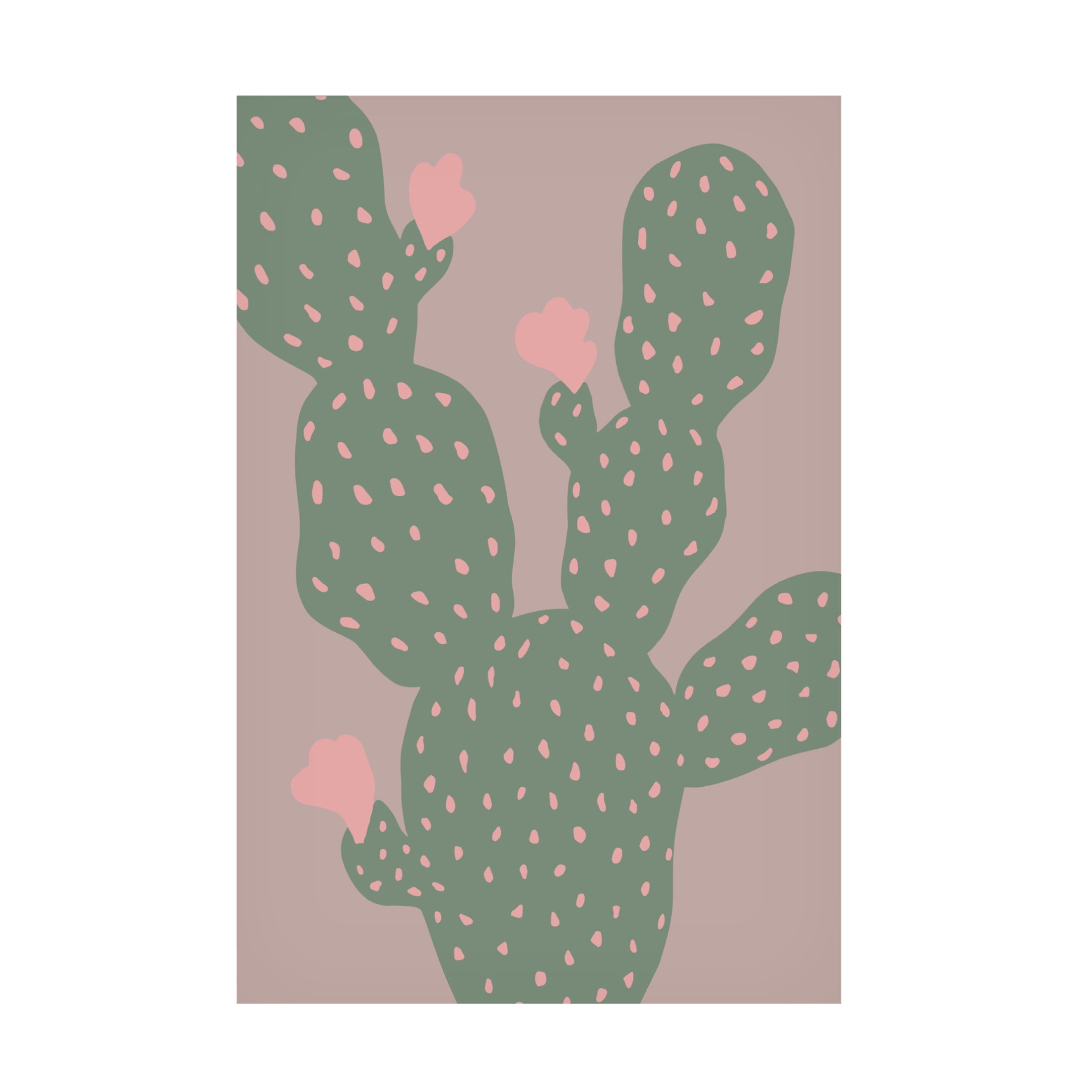 Canvas Wall Art - Pictufy Studio 'Green Cactus' Wall Art for Living Room, Bedroom, or Office Décor by Trademark Fine Art - 12 x 19 Inches