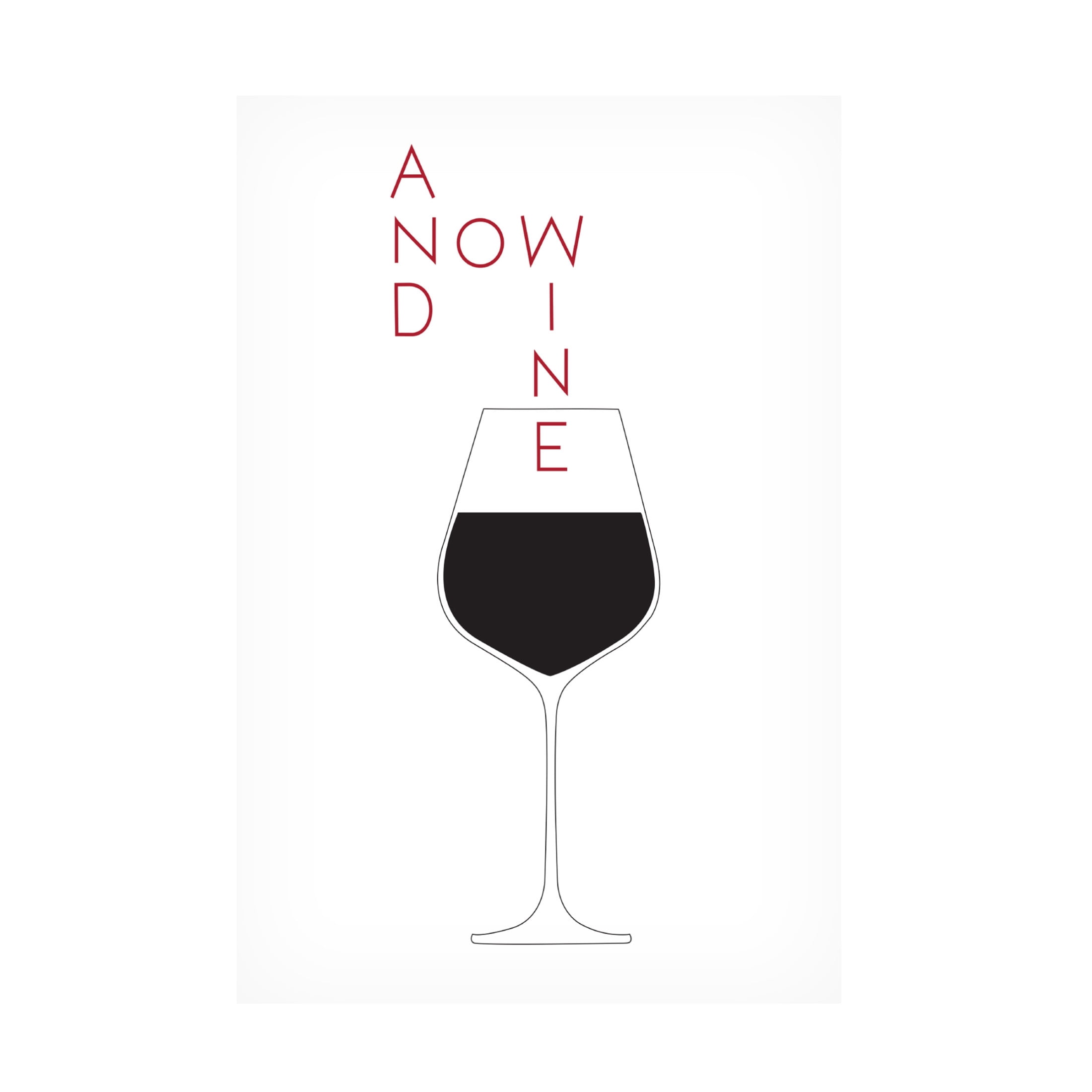 Canvas Wall Art - Pictufy Studio Ii 'And Now Wine' Wall Art for Living Room, Bedroom, or Office Décor by Trademark Fine Art - 22 x 32 Inches