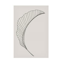 Canvas Wall Art - Pictufy Studio Ii 'Banana Leaf Canvas' Wall Art for Living Room, Bedroom, or Office Décor by Trademark Fine Art - 12 x 19 Inches